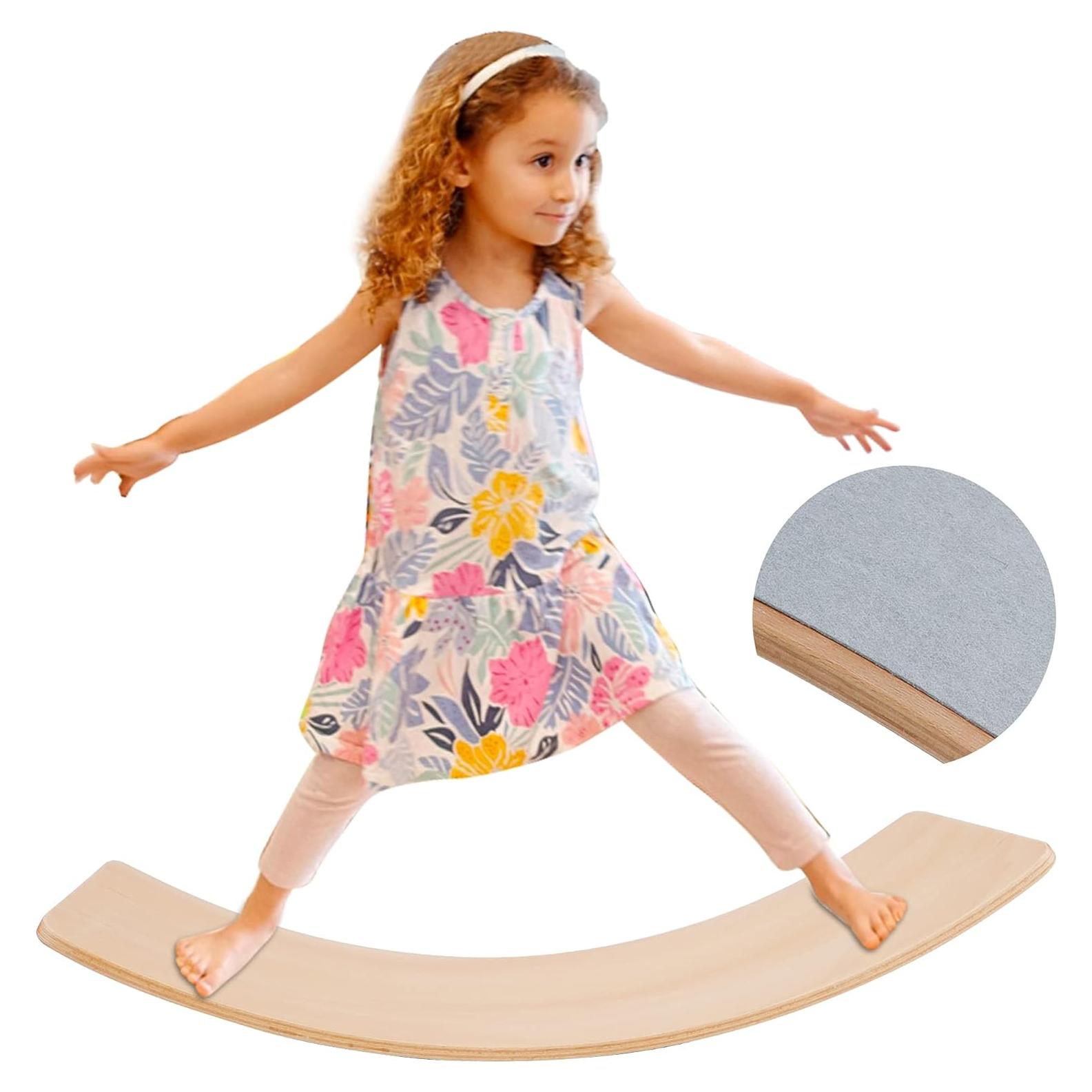Tabla de Equilibrio de Madera Glintoper 69.85 cm para Niños y Adultos