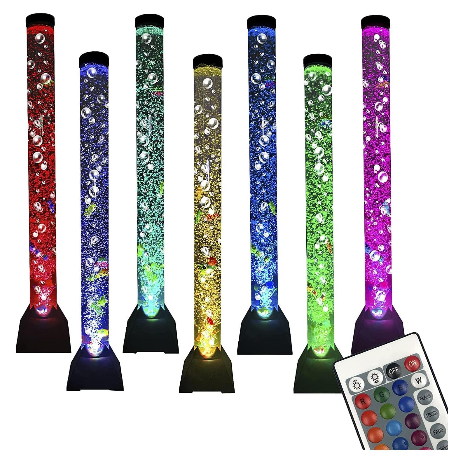 Lámpara de Burbuja EASYGO - Acuario de Piso 1.22m LED 20 Colores