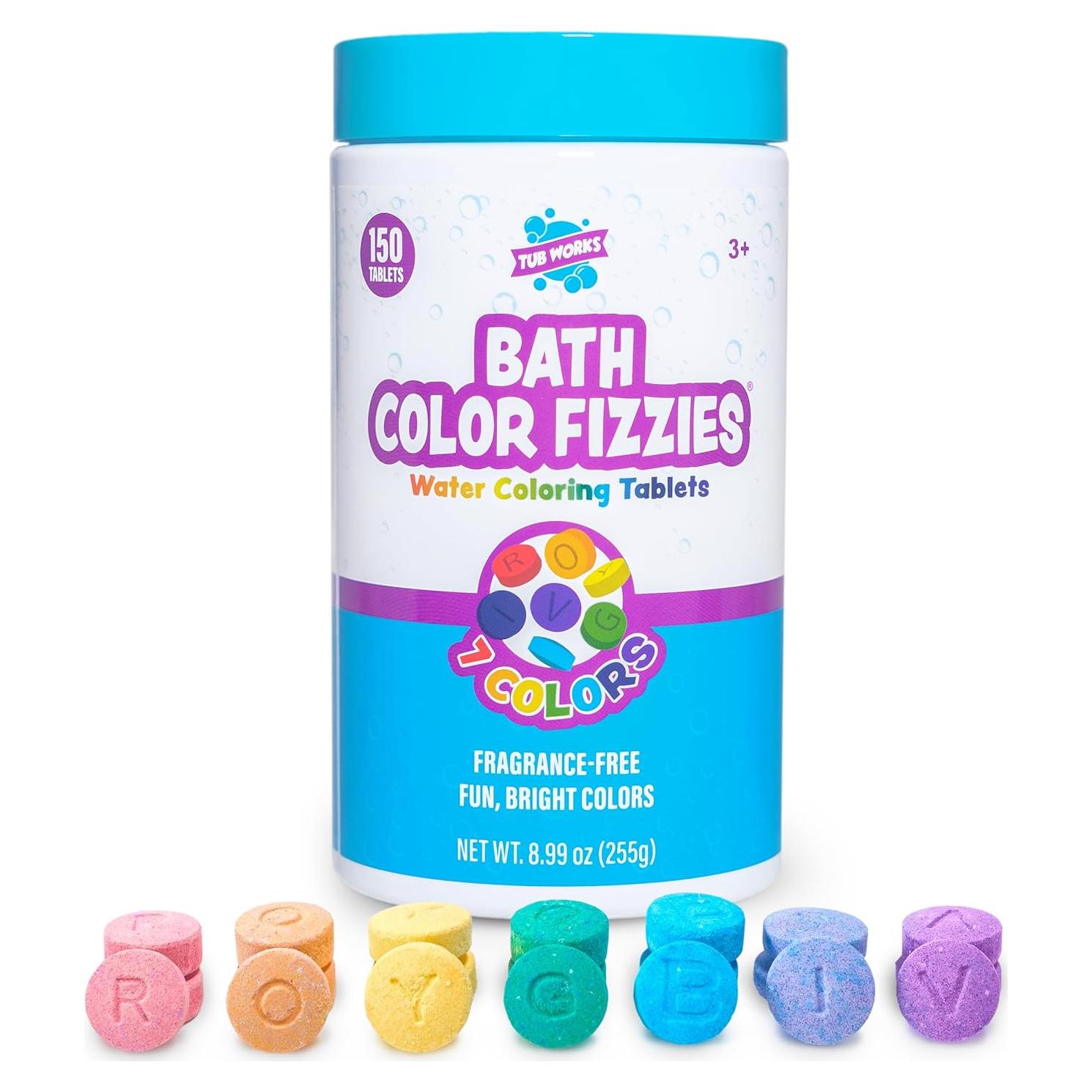 Tabletas de Color Efervescente para Baño Tub Works 150g