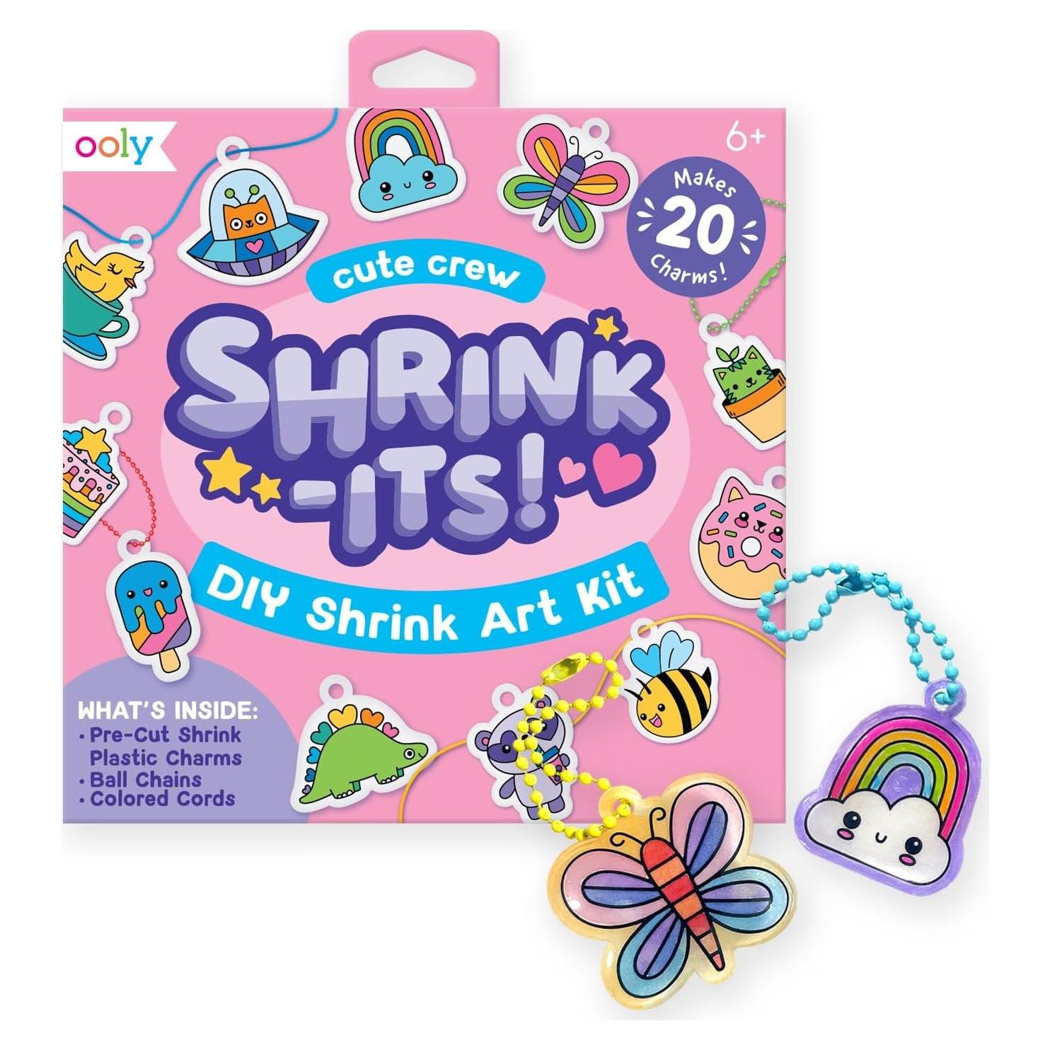 Kit de Arte que Se Encoge Ooly Cute Crew 28 Piezas DIY