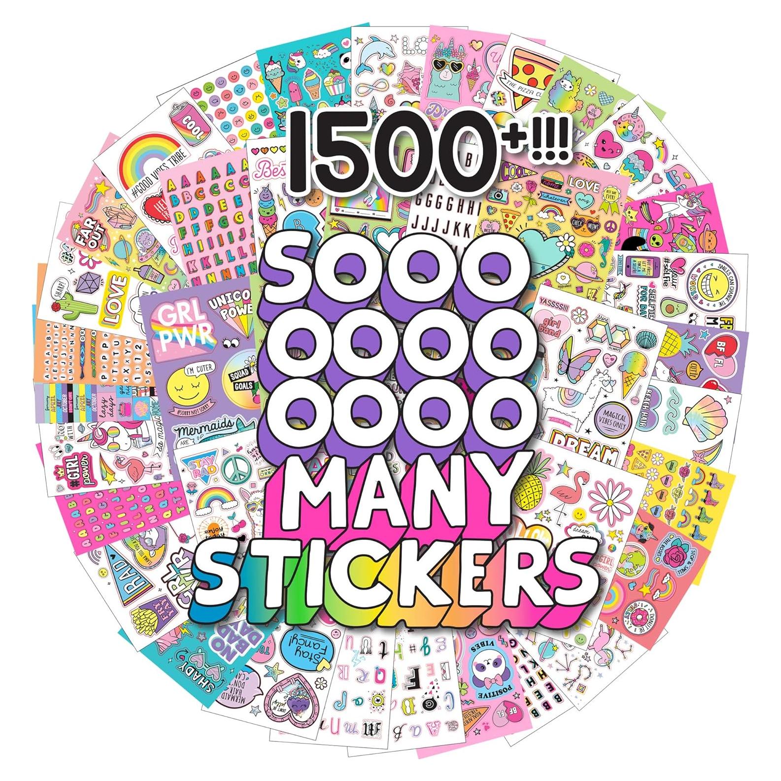 Libro de Stickers Just My Style 1500 Piezas - Kawaii y Colorido