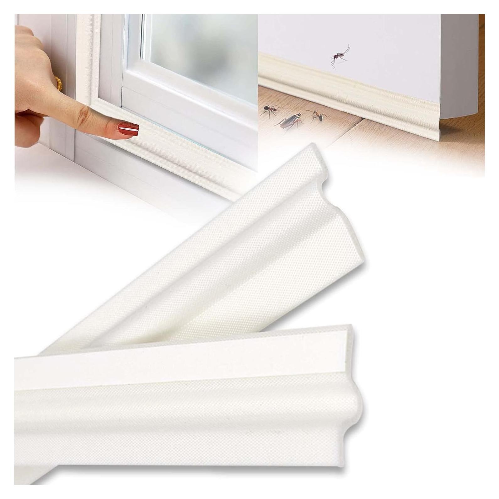 Sellador de Ventana KNEELISA 299.72 cm Autoadhesivo Blanco