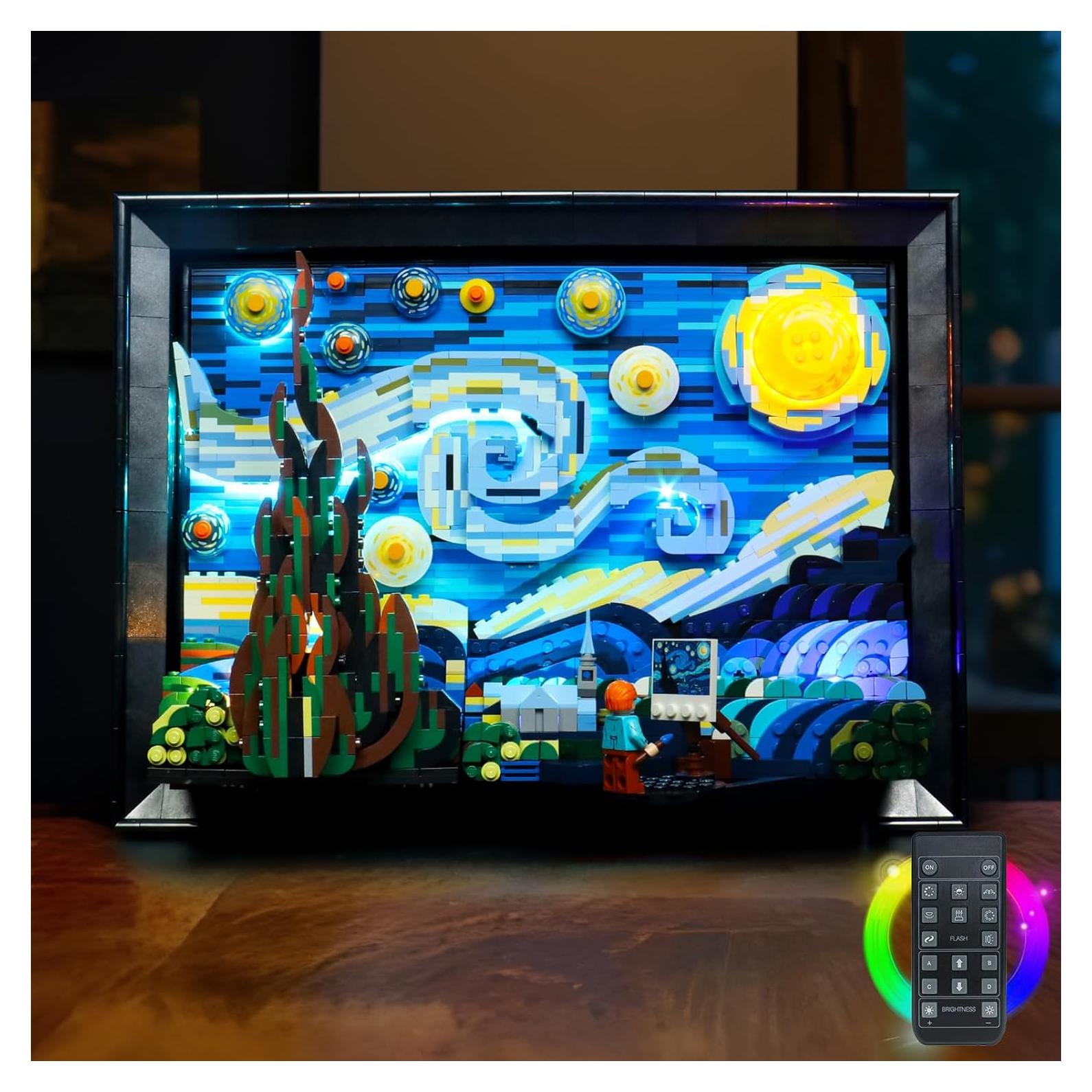 Iluminación LED Brickshining para LEGO Van Gogh 21333