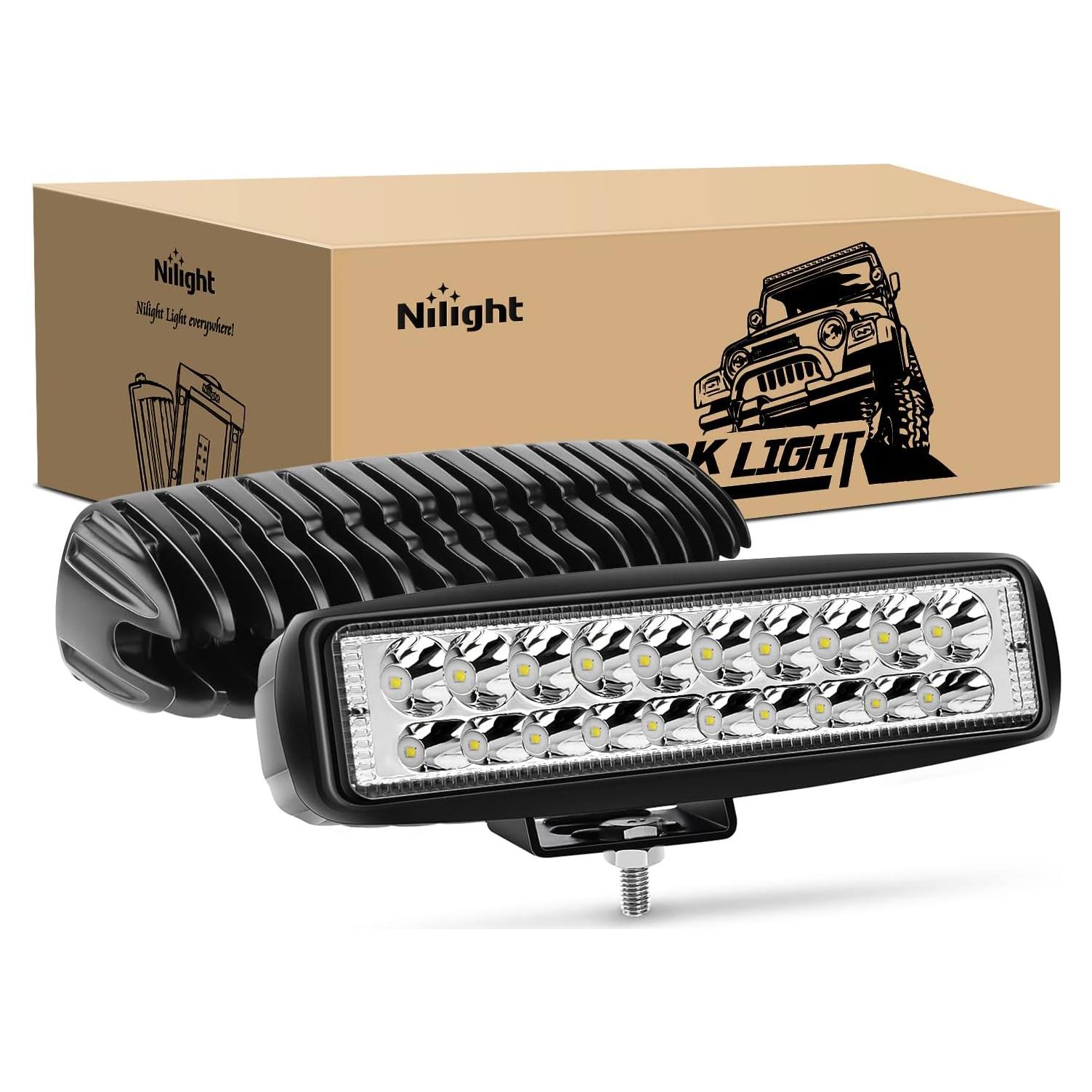 Luces de Niebla LED Nilight 2PCS 60W 3000LM 12V/24V