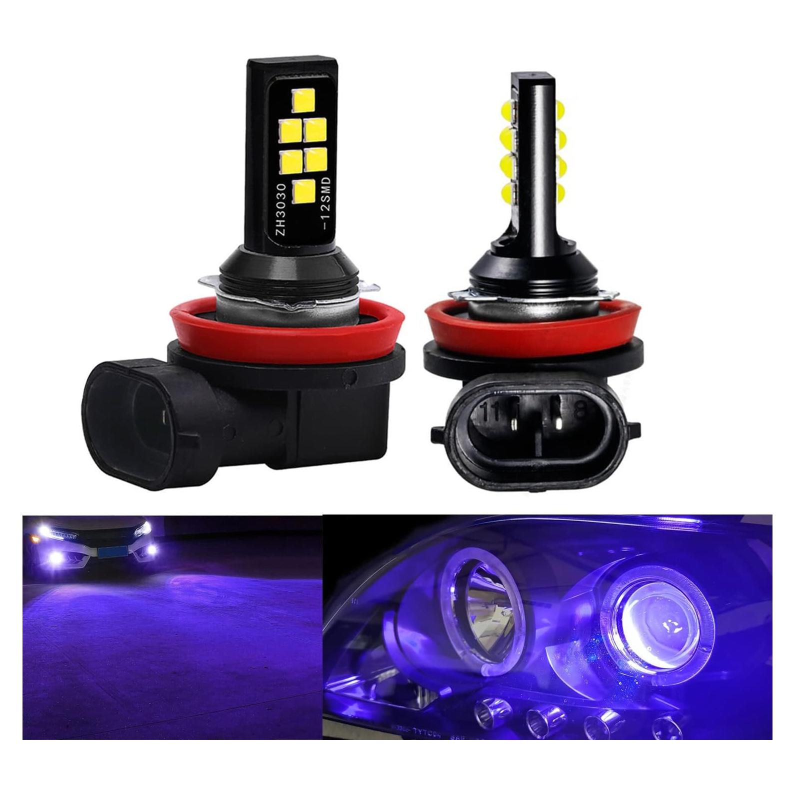 Bombillas LED de Niebla ILUMINACIÓN SOCAL H11 H8 2400 Lúmenes
