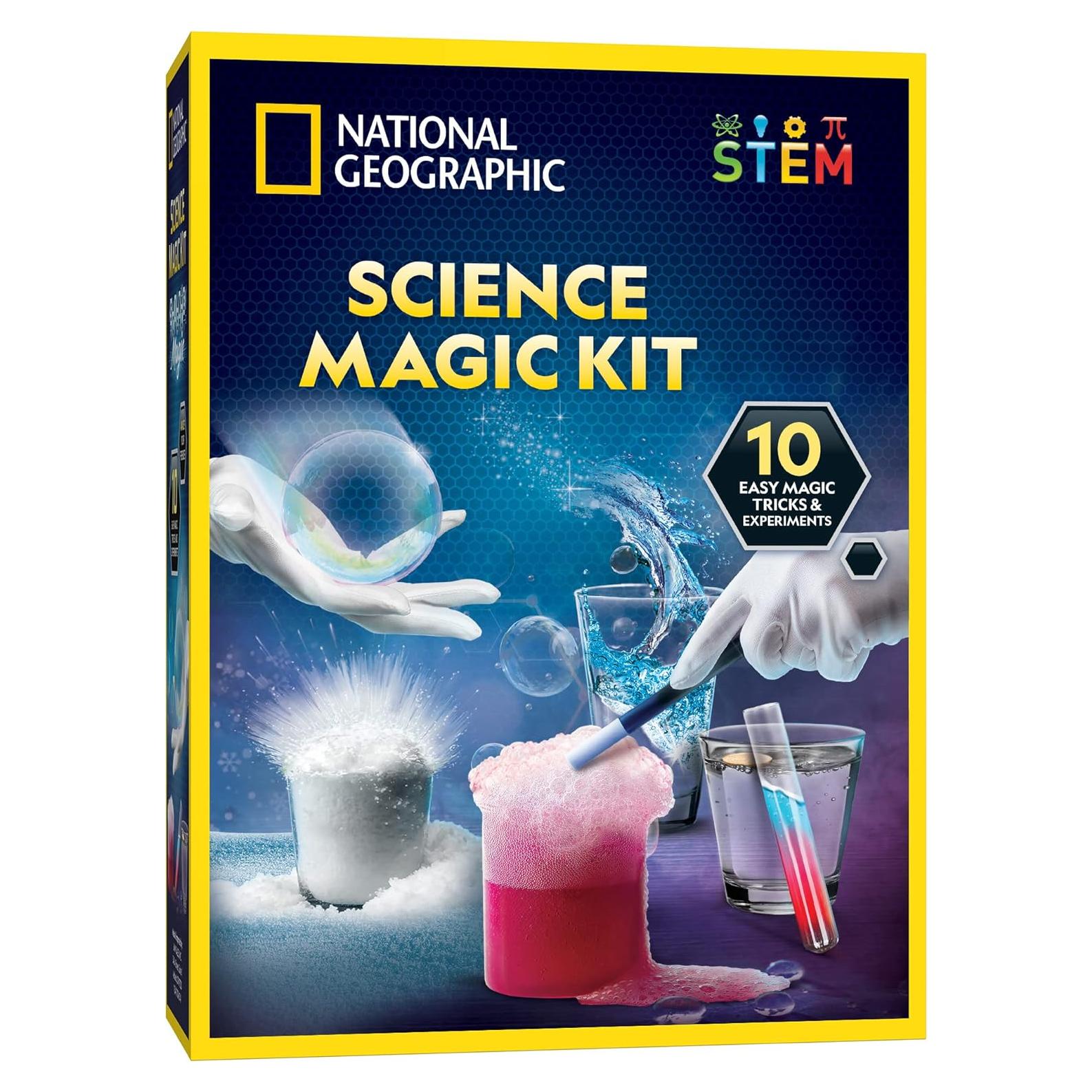 Kit de Ciencia Mágica National Geographic - 10 Experimentos para Niños