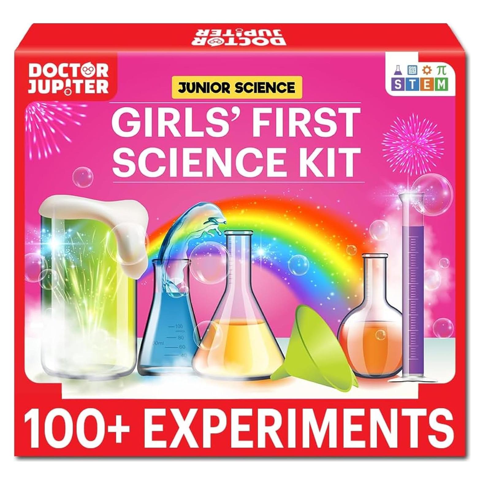 Kit de Ciencia para Niñas Doctor Jupiter - 100 Experimentos STEM