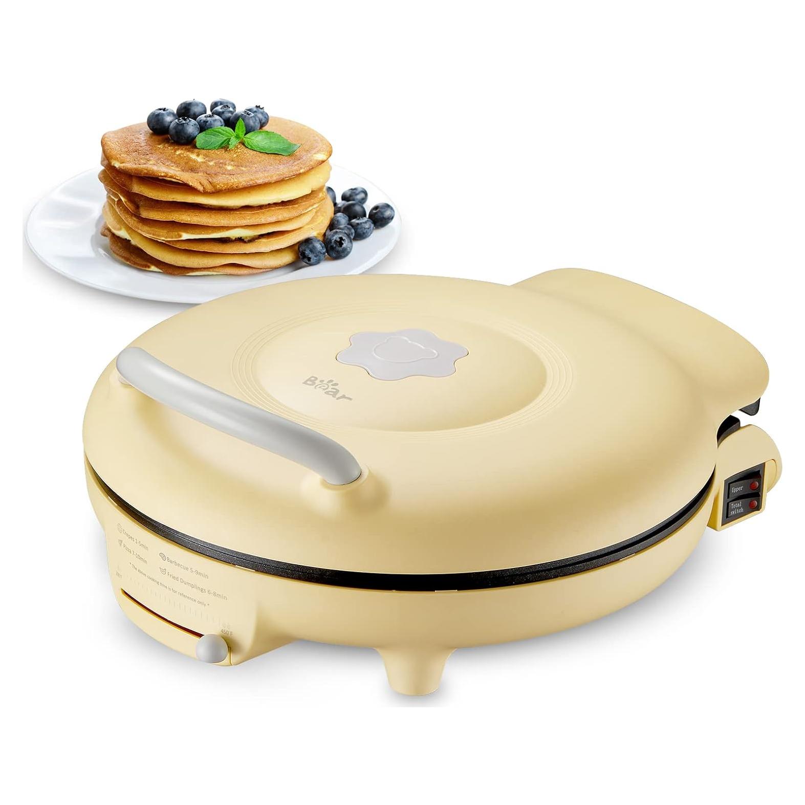 Parrilla Eléctrica Oso 1500W 30cm 6 en 1 Antiadherente