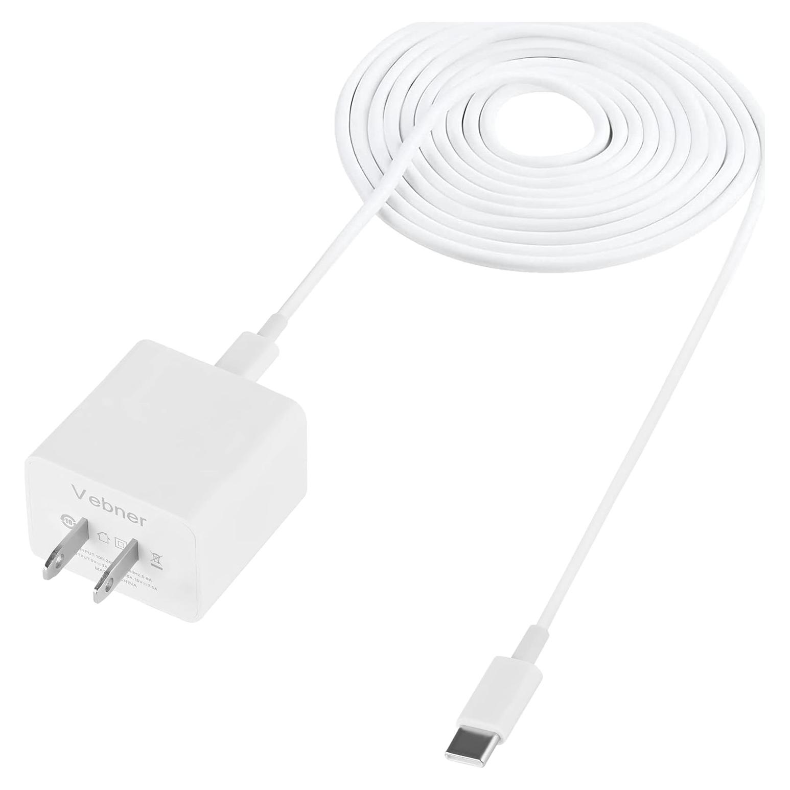 Cable de Alimentación Extra Largo 5.18m Vebner para eero 6