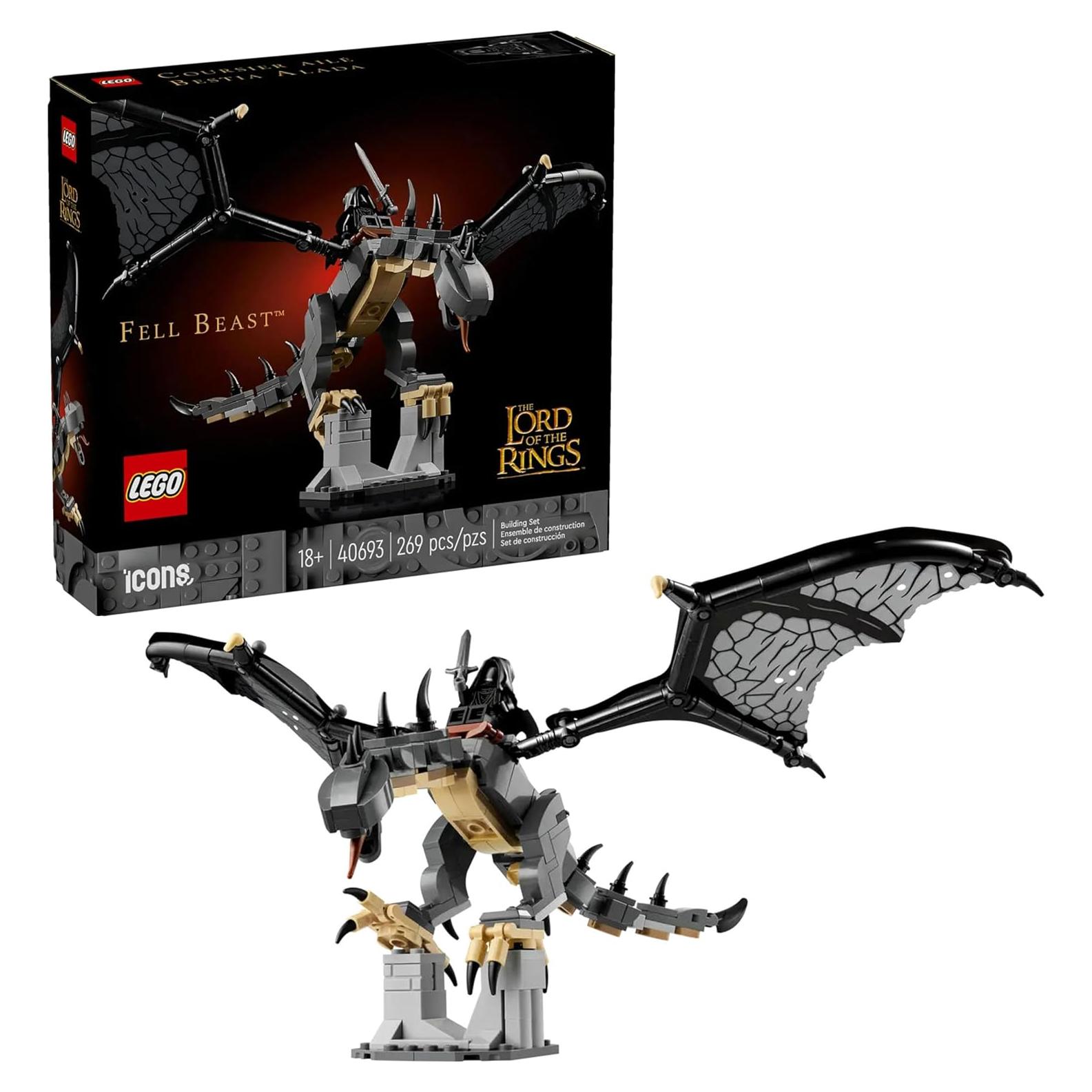 LEGO Icons Bestia Alada 40693 El Señor de los Anillos 269 Piezas