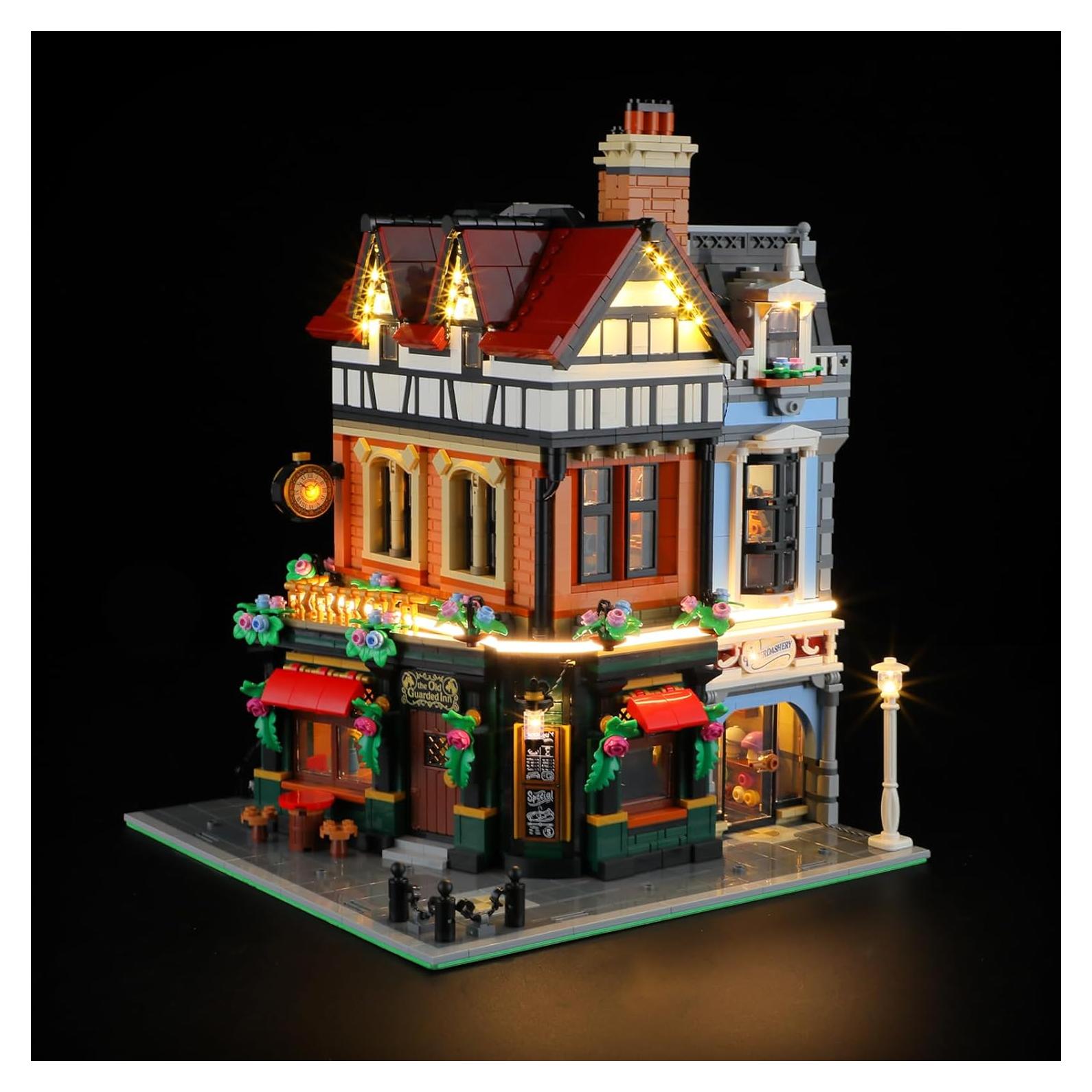 Kit de Luz LED BRIKSMAX para Lego Tudor Corner 10350