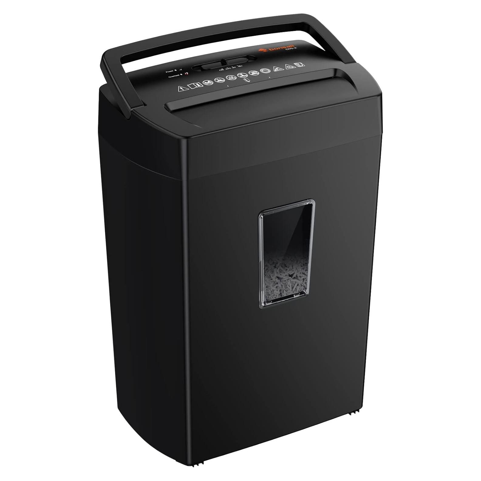 Trituradora de Papel Bonsaii C275-A Corte Cruzado 12 Hojas