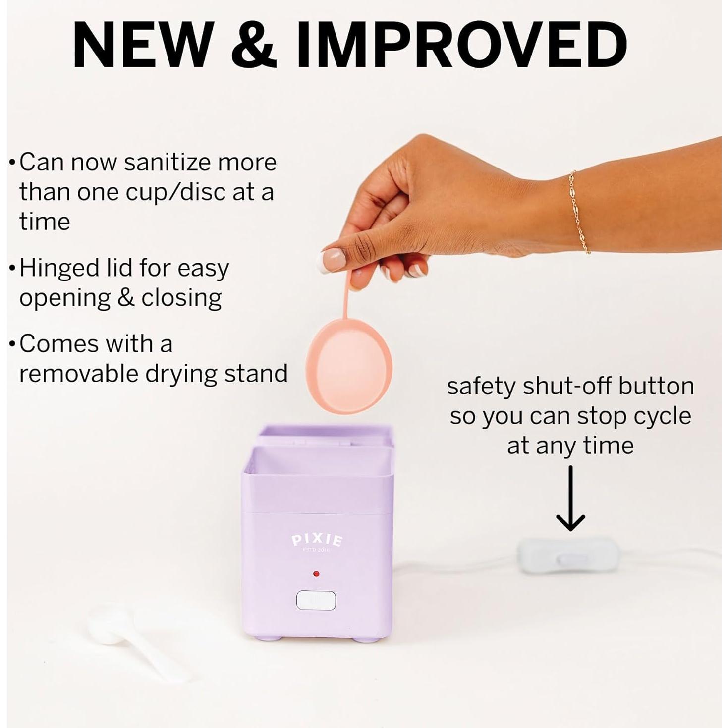 Esterilizador de Copa Menstrual Pixie - Eficaz y Rápido