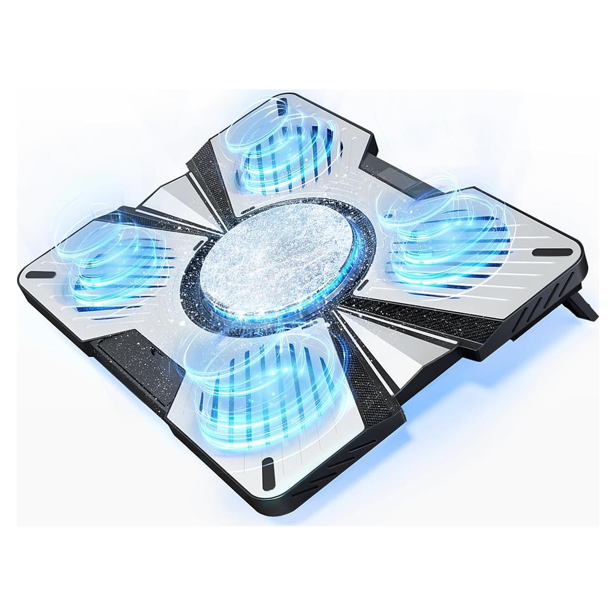 Soporte Enfriador de Laptop IMMOENUC Peltier 5 Ventiladores 40x30cm
