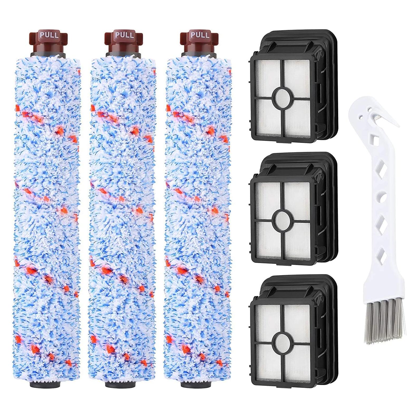 Reemplazo JORAIR para Bissell CrossWave - 3 Rodillos + 3 Filtros