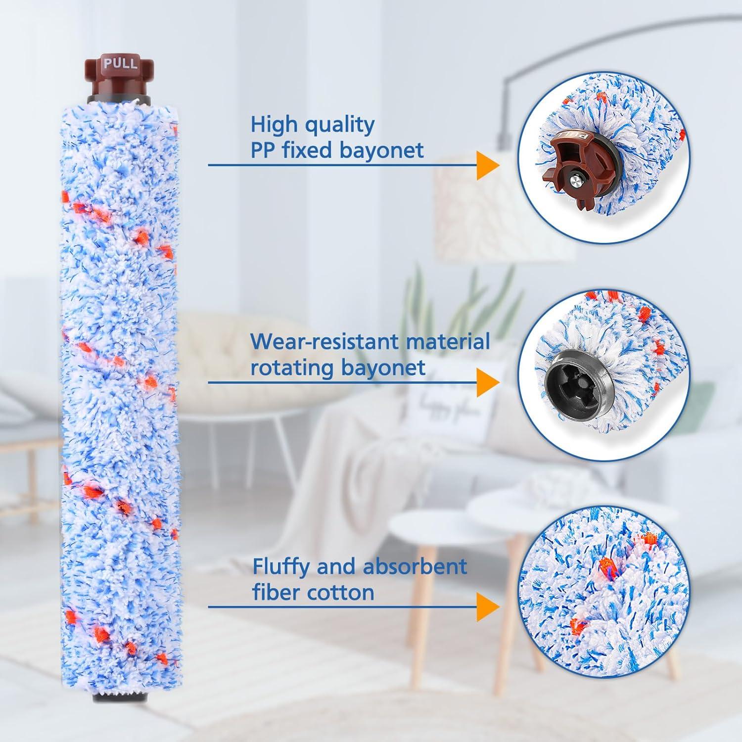 Reemplazo JORAIR para Bissell CrossWave - 3 Rodillos + 3 Filtros