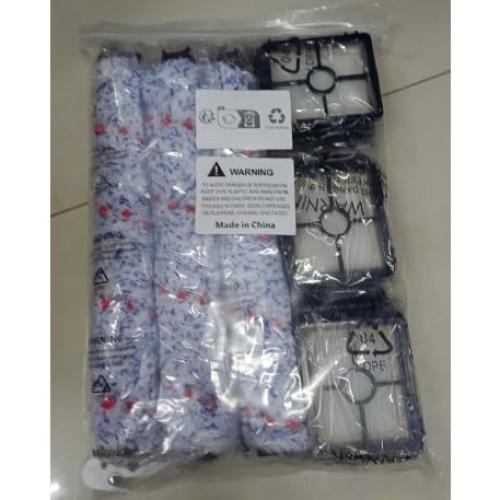 Reemplazo JORAIR para Bissell CrossWave - 3 Rodillos + 3 Filtros