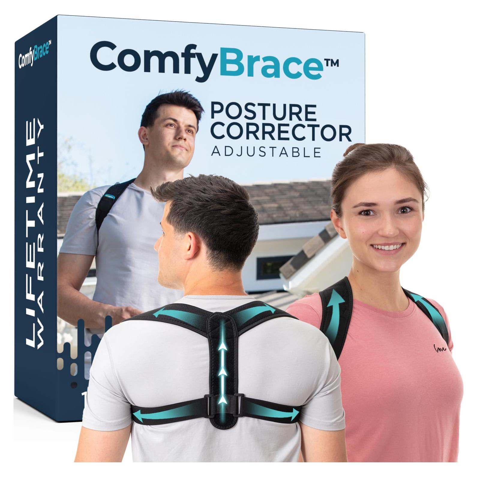 Corrector de Postura ComfyBrace - Faja Ajustable Unisex para Espalda