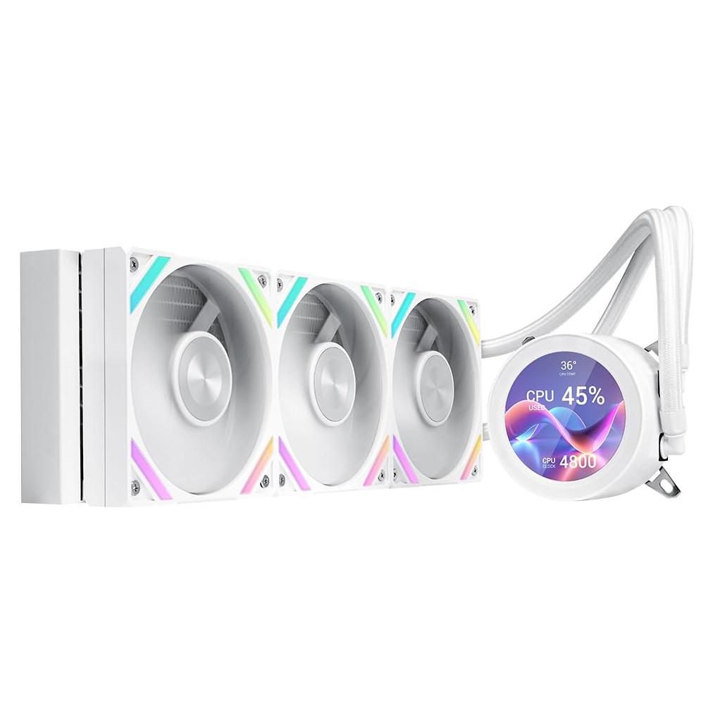 Enfriador de CPU Líquido SAMA Q70 360mm con Pantalla LCD 2.8"