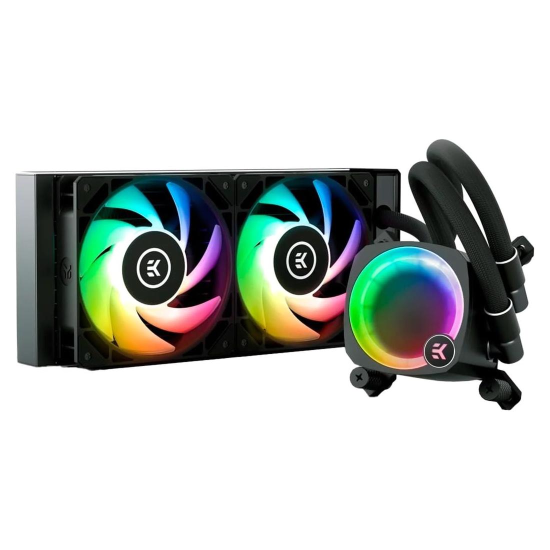 Enfriador de CPU Líquido EK Nucleus AIO 240mm para Intel y AMD