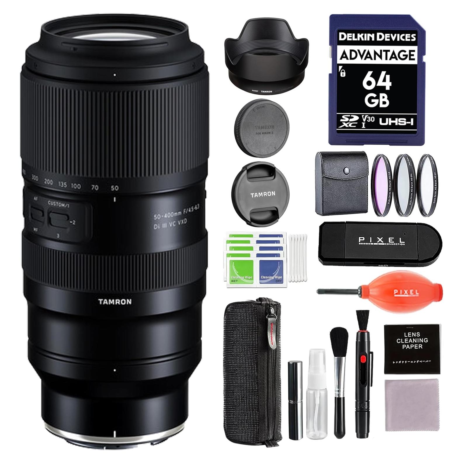 Lente Tamron 50-400mm f/4.5-6.3 Di III VC VXD Nikon Z