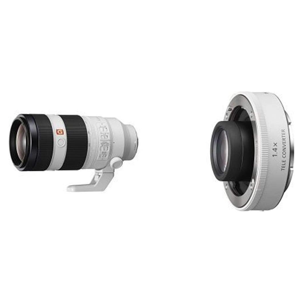 Lente Sony FE 100-400mm F4.5-5.6 GM OSS + Teleconvertidor 1.4x