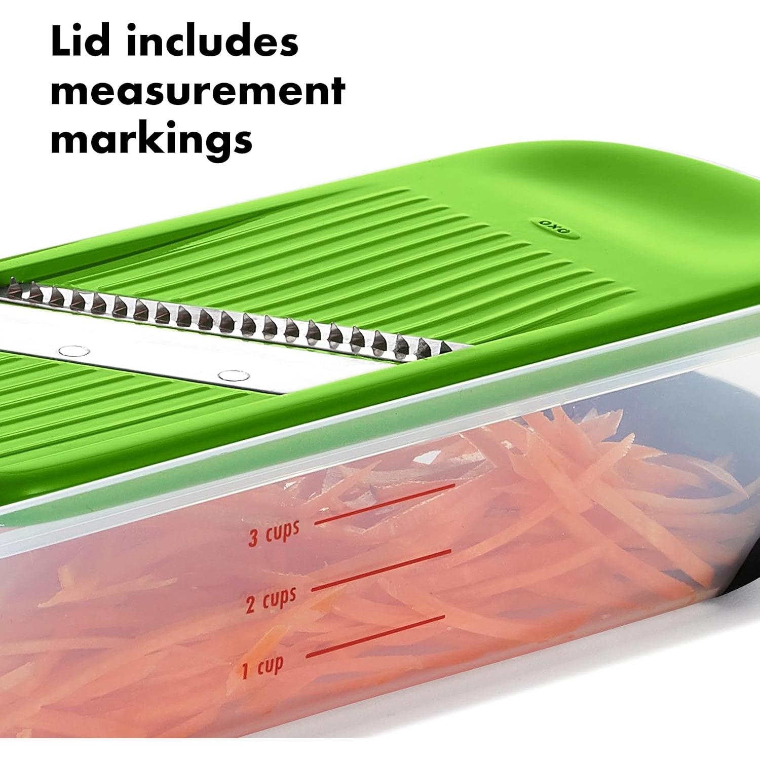 Conjunto Rallado y Corte OXO Good Grips - 4 Superficies, Blanco