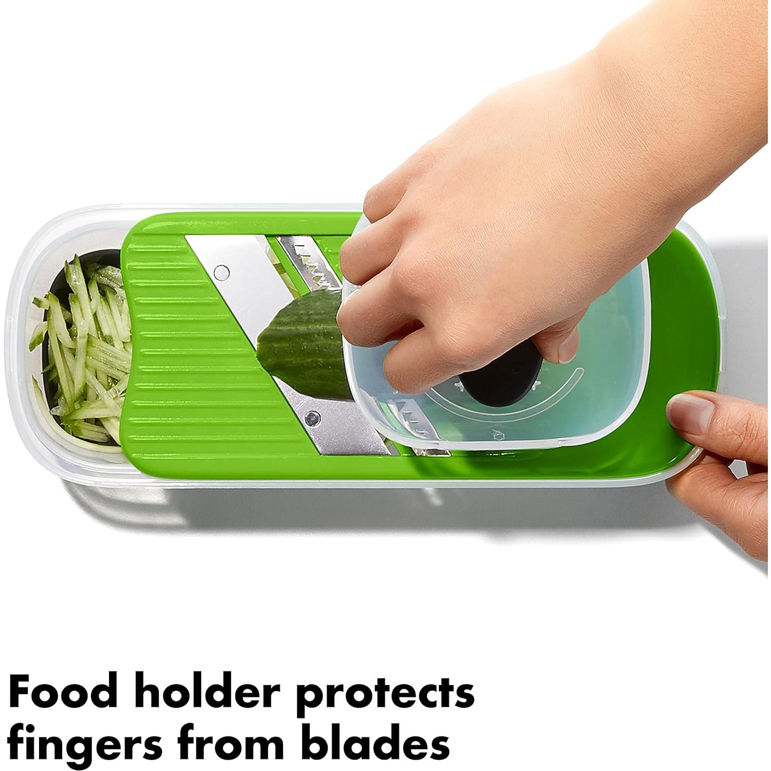 Conjunto Rallado y Corte OXO Good Grips - 4 Superficies, Blanco