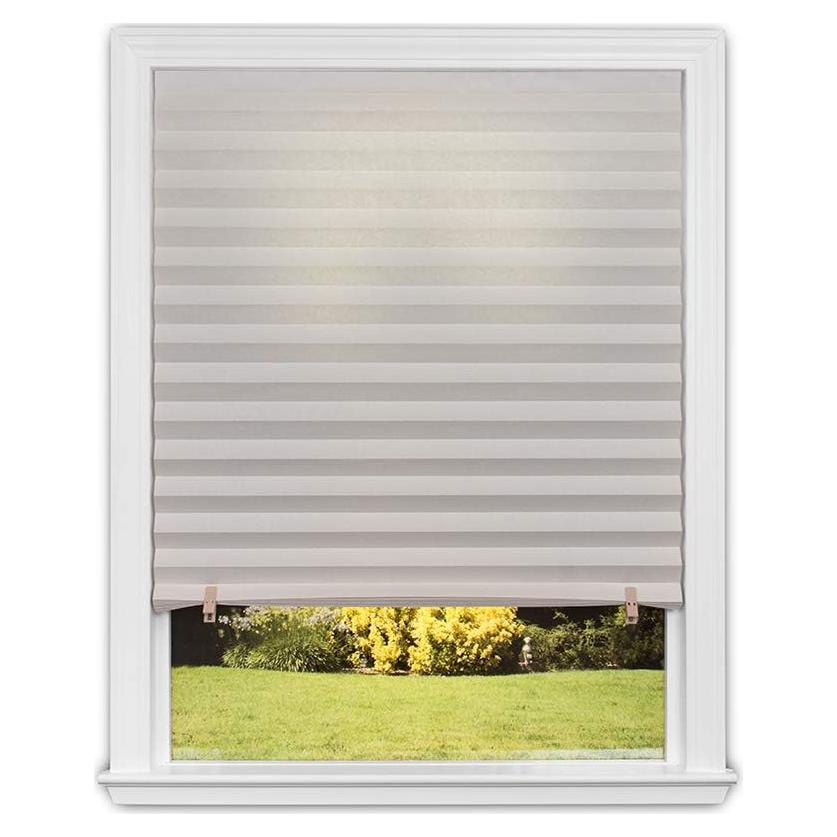 Cortina Plegada Filtro de Luz Redi Shade Natural 91x183 cm 6 Pzas