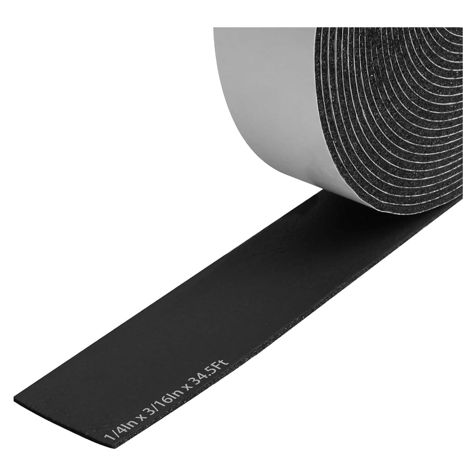 Cinta de Aislamiento de Espuma Neopreno Storystore 3.2cm x 0.5cm x 10.52m