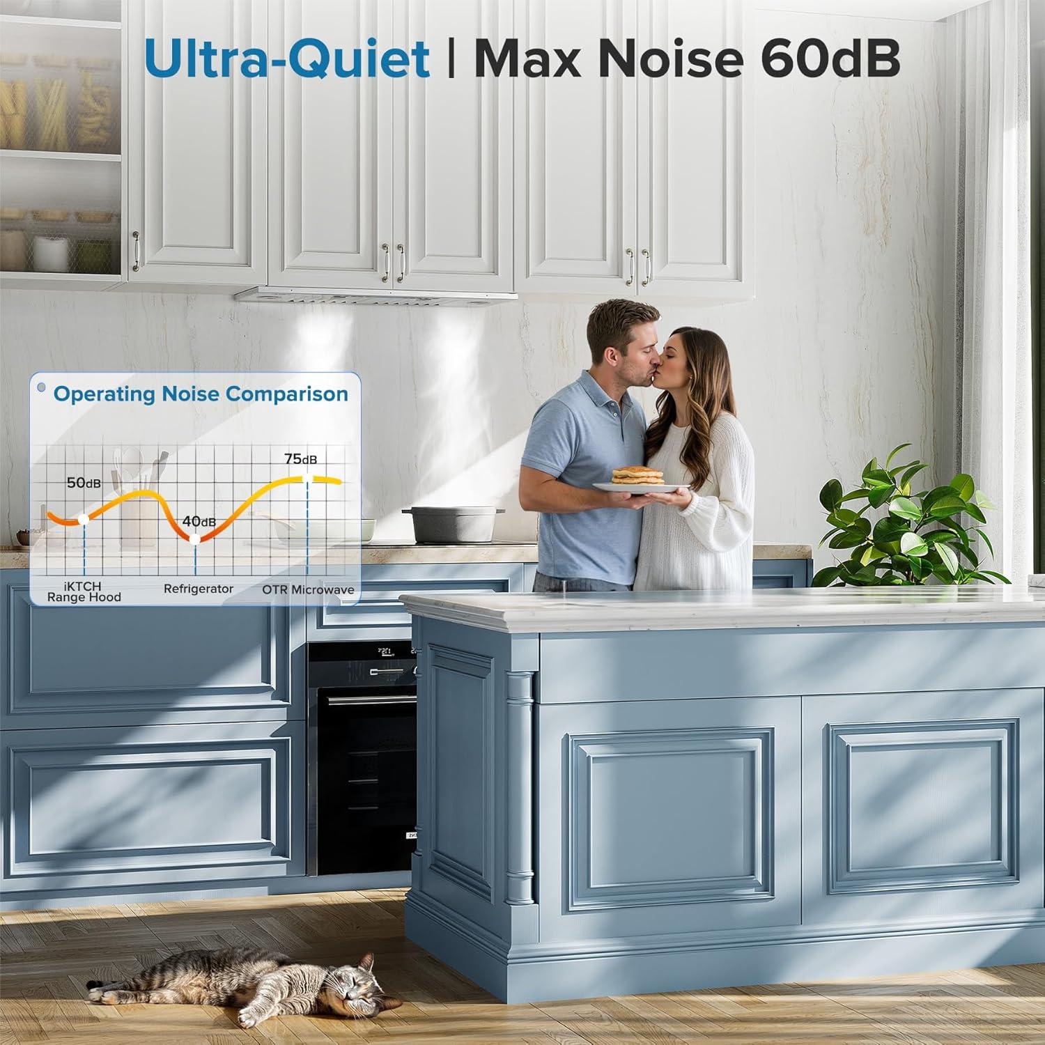 Campana de Cocina IKTCH 30" Acero Inoxidable 390 CFM