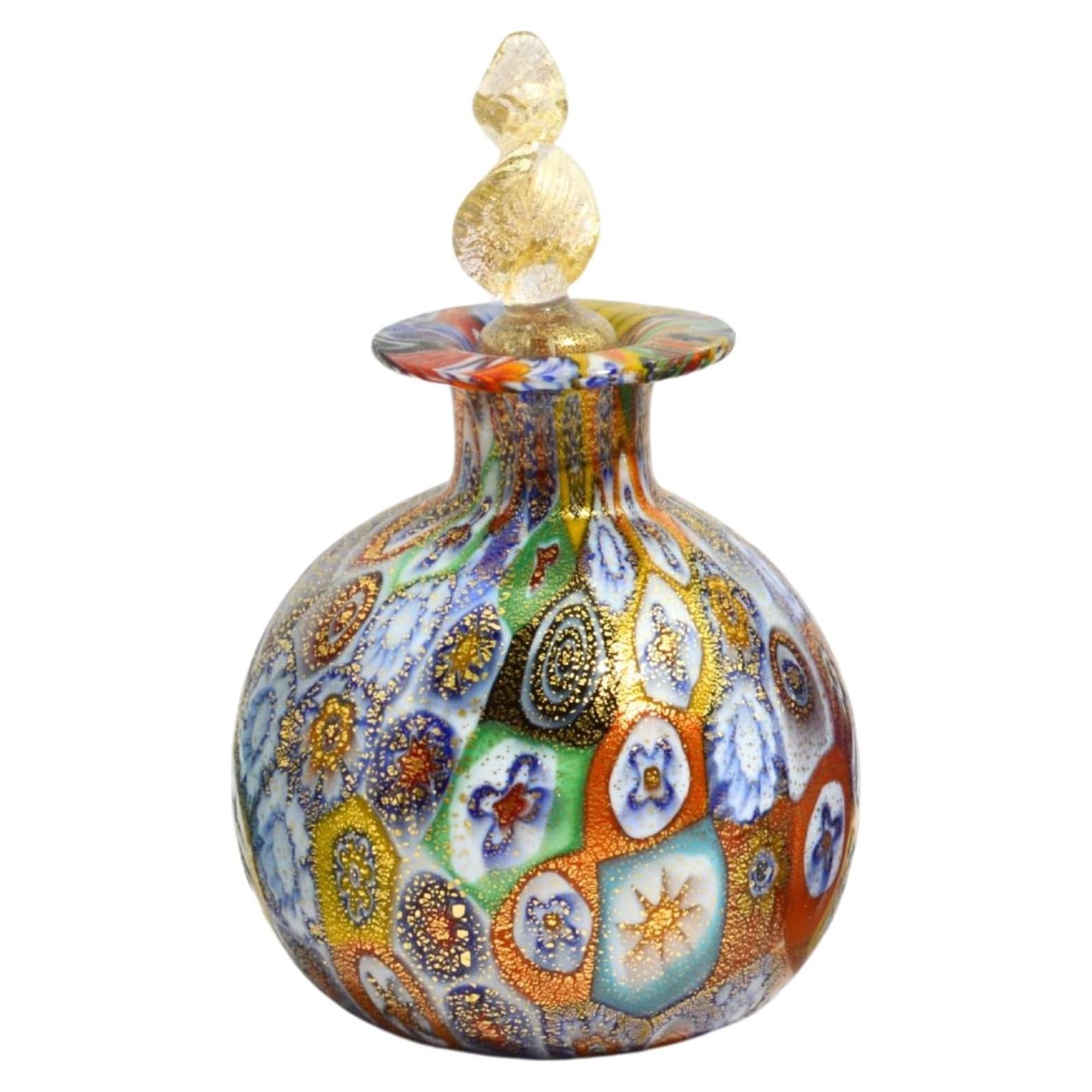 Botella Decorativa de Vidrio de Murano MI DECORACIÓN ITALIANA 9.5cm