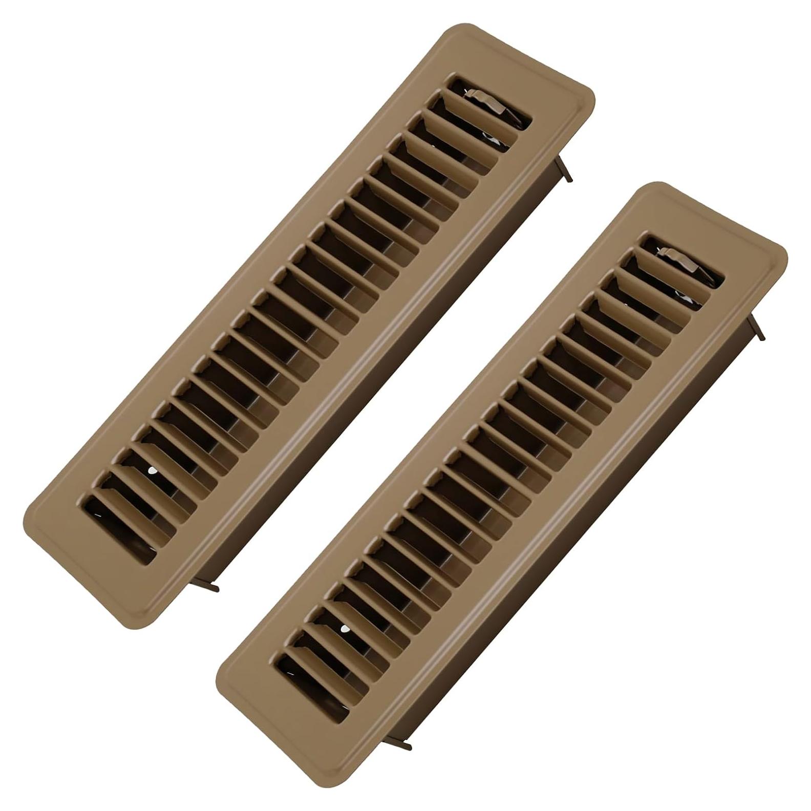 Rejillas de Piso de Acero Marrón 5.08x25.4 cm - Accord Ventilation