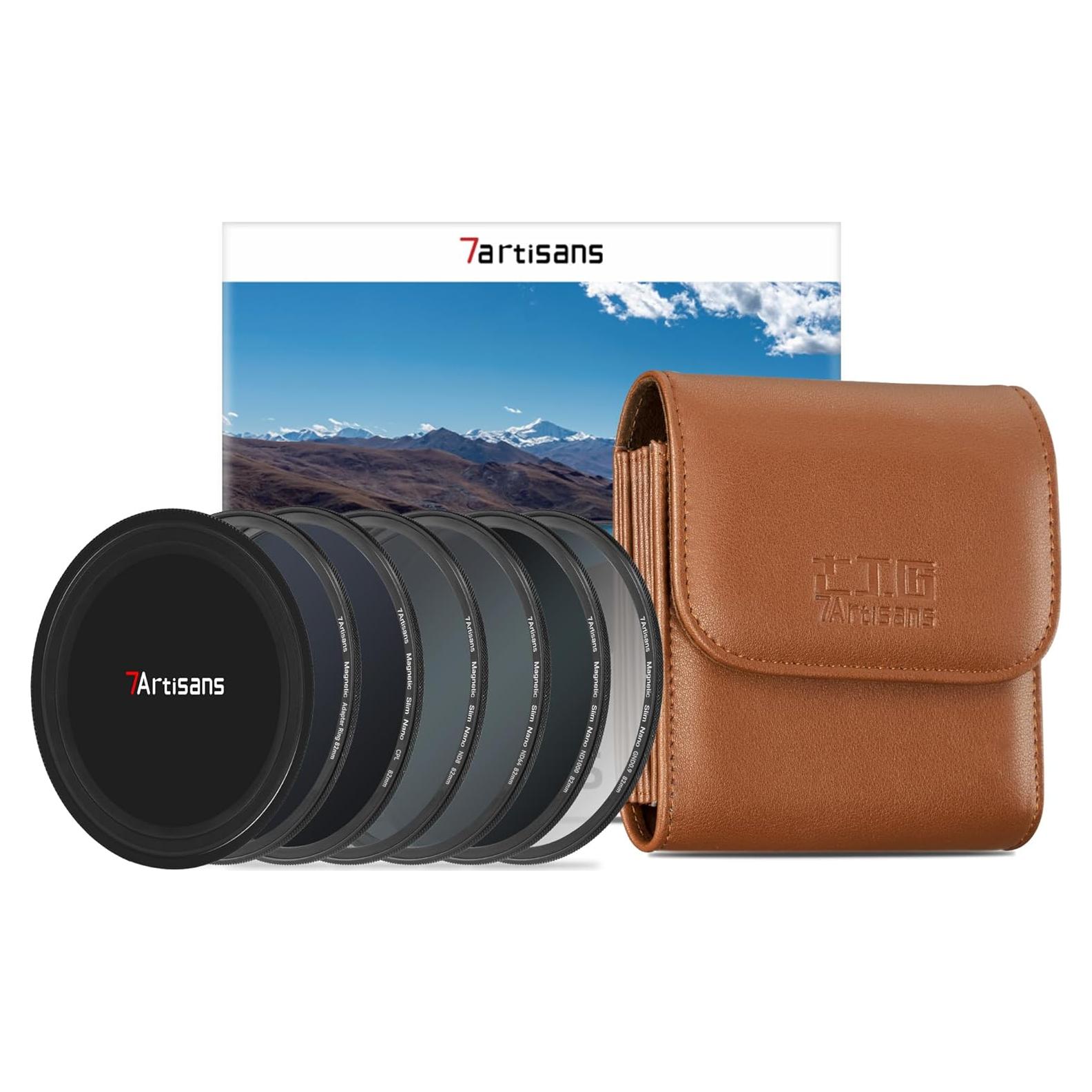 Set de Filtros Magnéticos 7artisans 5 en 1 67mm para Fotografía