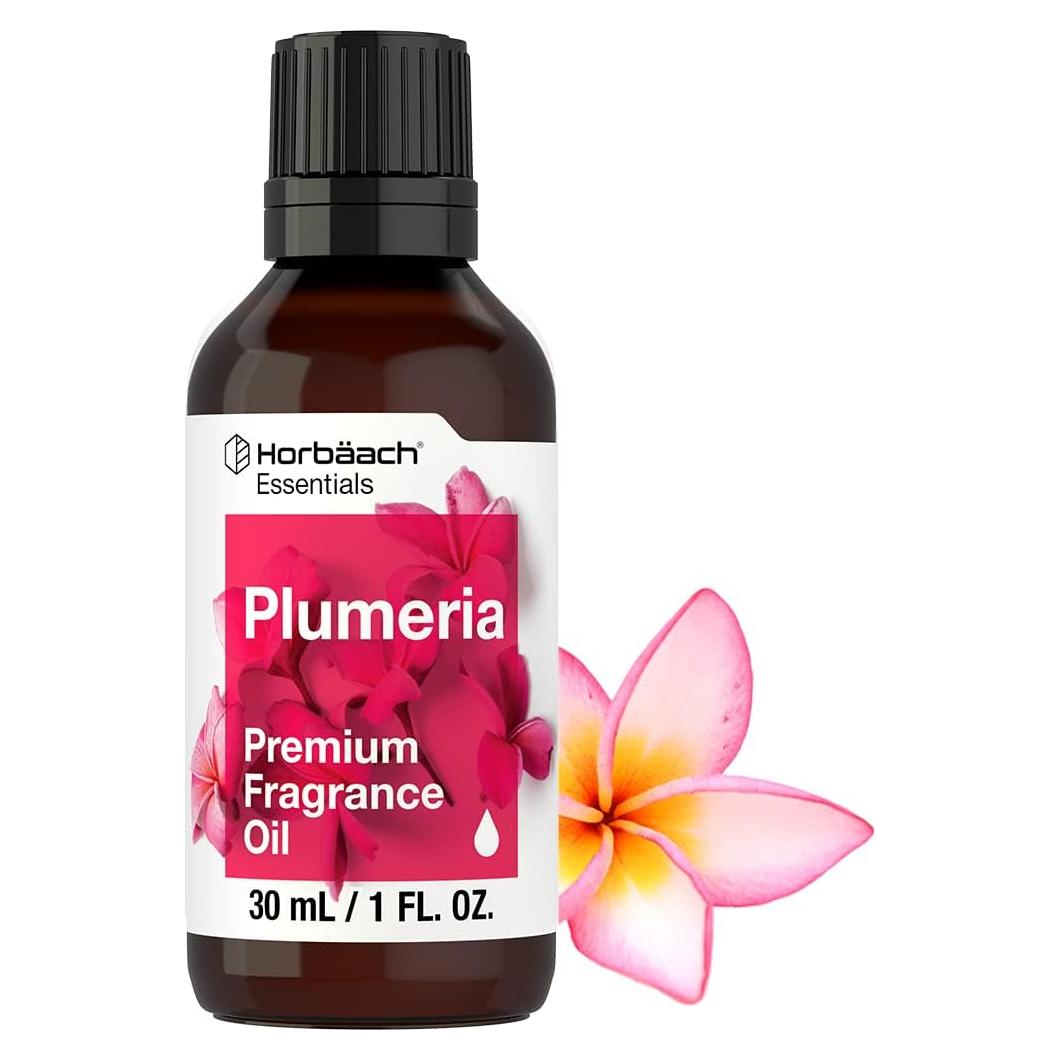 Aceite de Fragancia Plumeria Horbaach | 30ml | Premium para Velas y Jabones