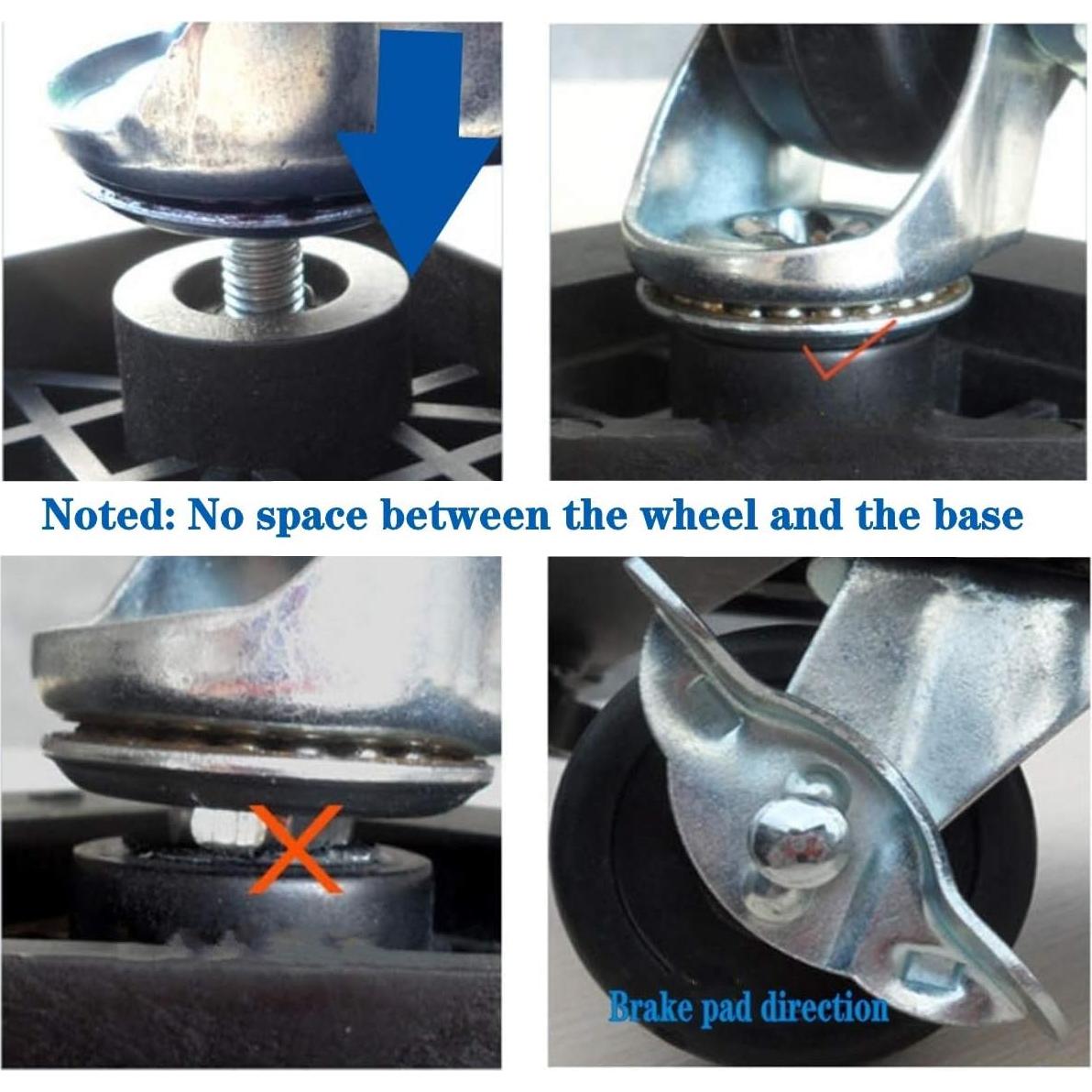 Base Móvil Ajustable VIMI para Lavadora 16-22 cm con Ruedas