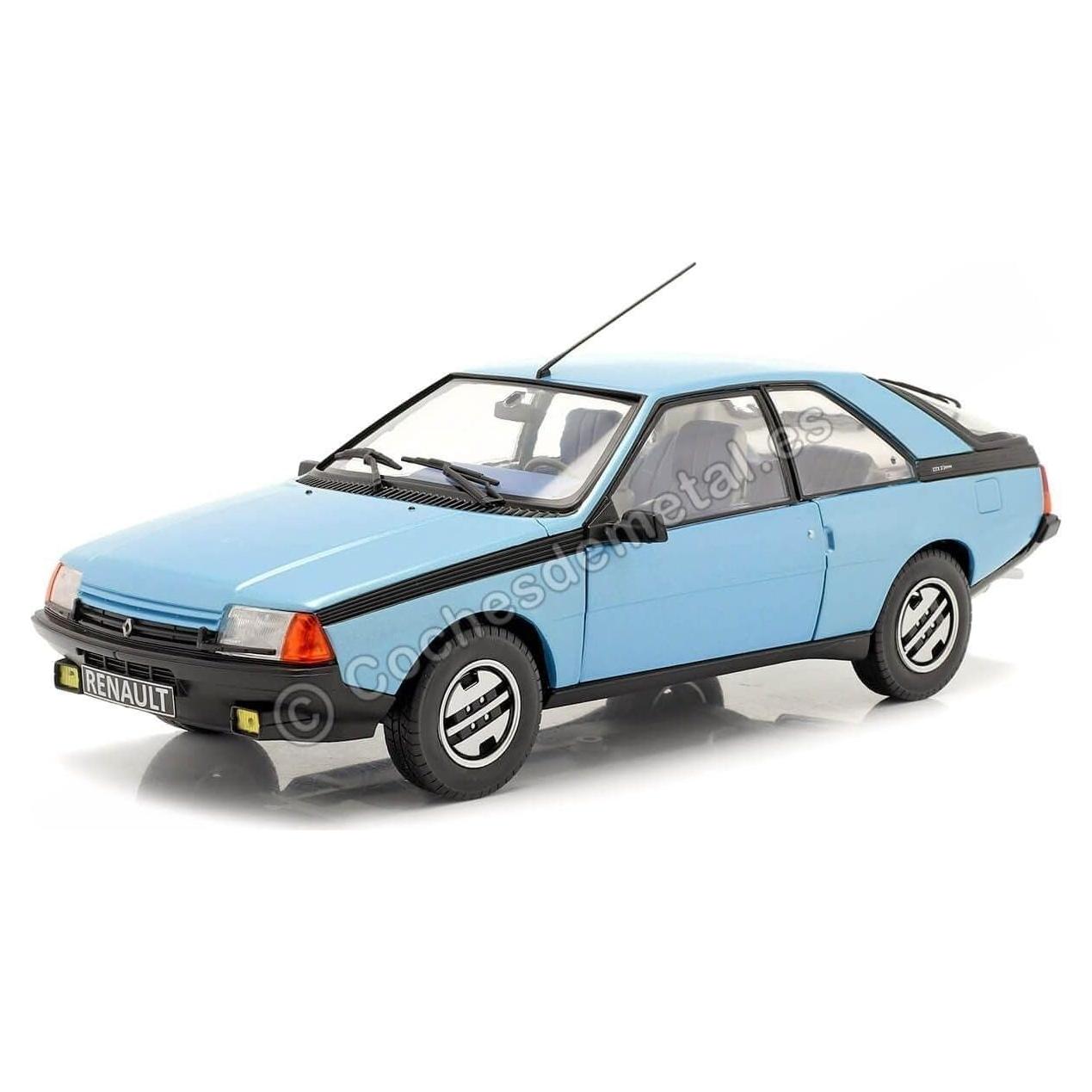 Coche Miniatura Coleccionable Solido Renault Fuego 1980 Azul 1:18