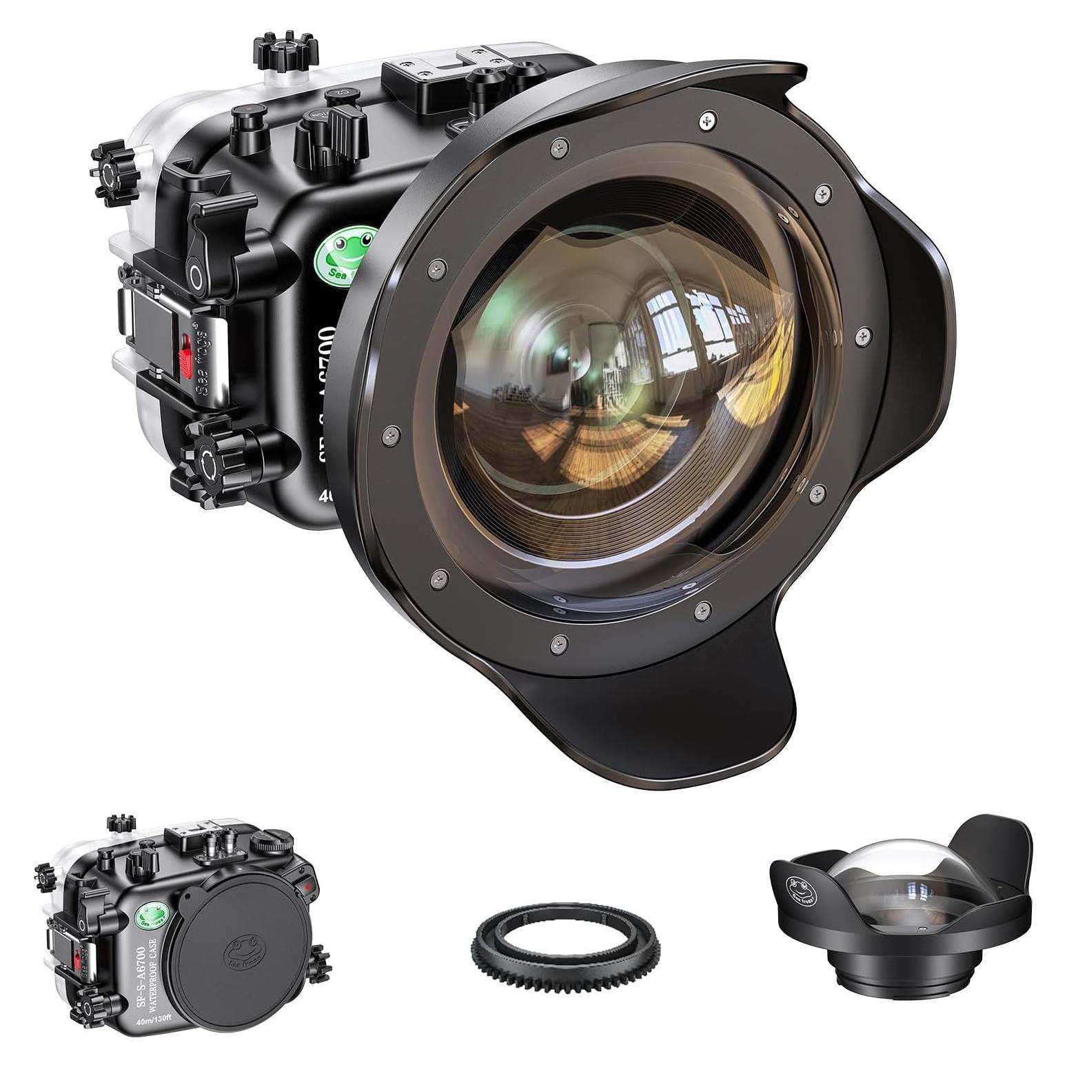 Carcasa Submarina Sea Frogs para Sony A6700 IPX8 40m