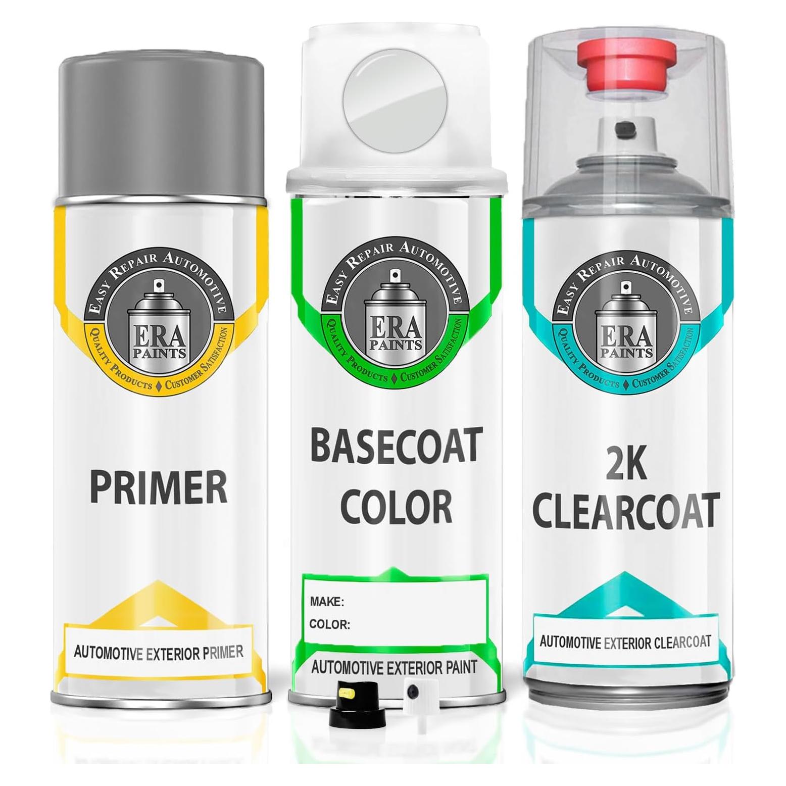 Pintura Automotriz Spray ERA YZ Blanco Oxford 354ml Kit 2K