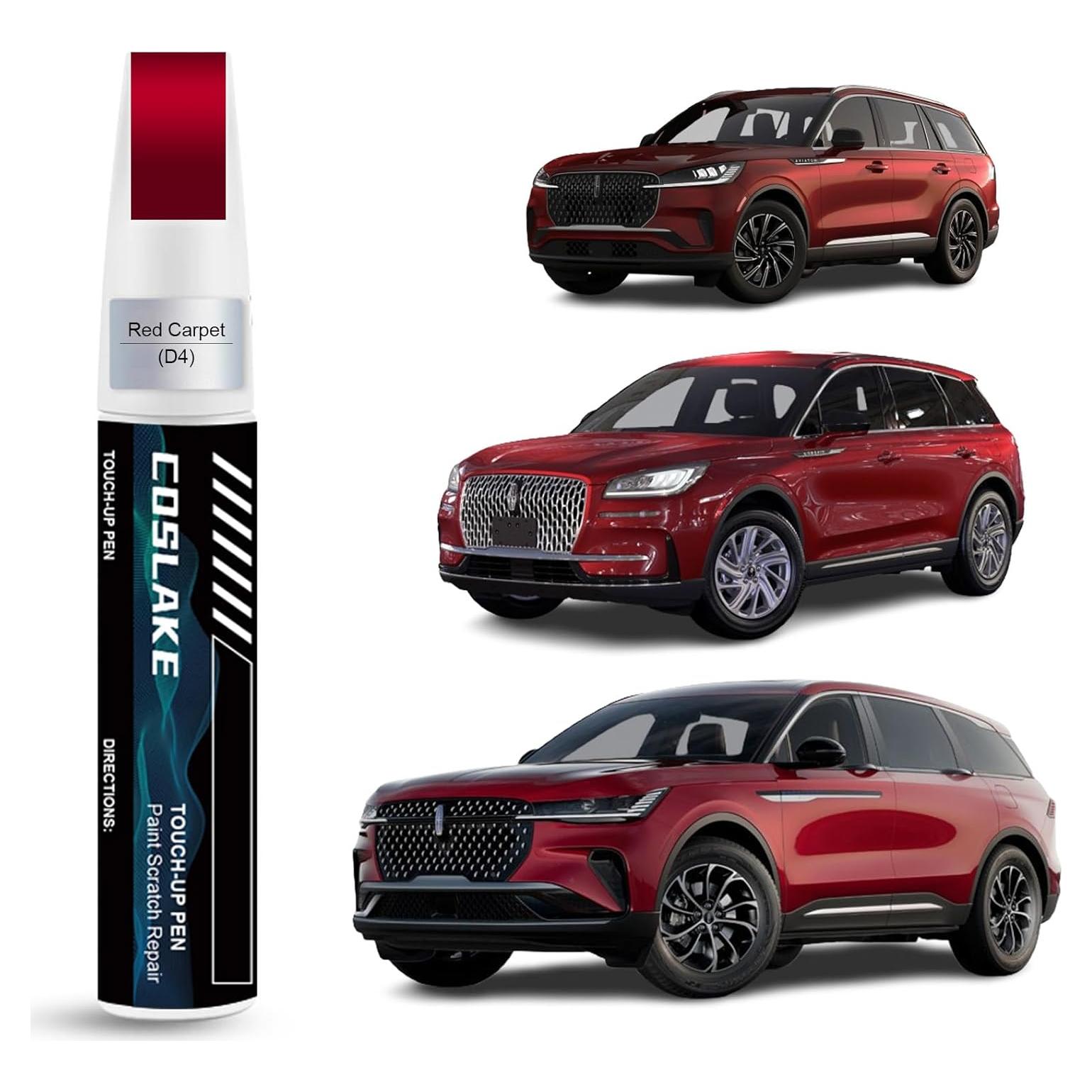 Pintura de Retoque COSLAKE Alfombra Roja (D4) 12 ml para LINCOLN