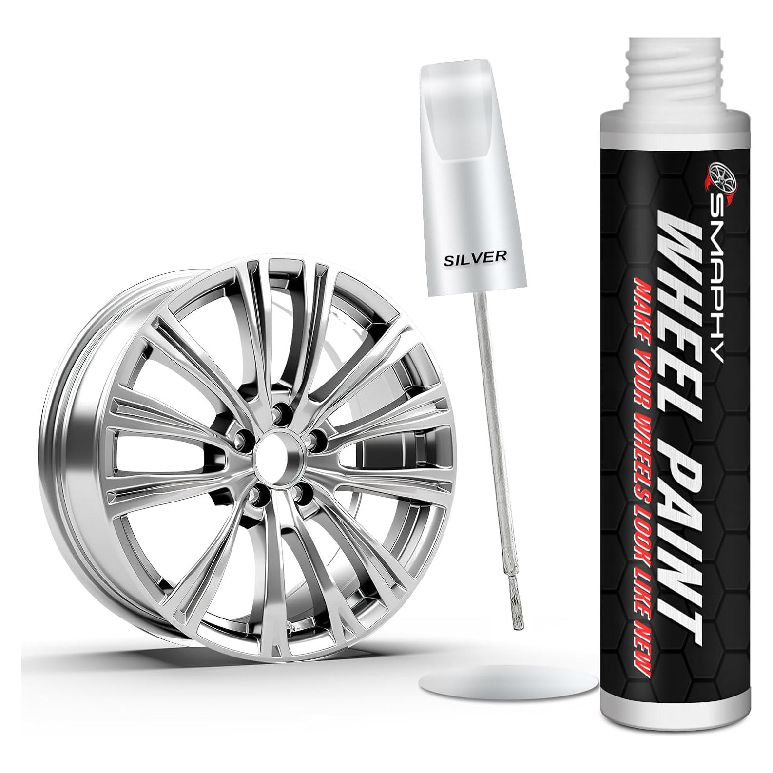 Pintura de Retoque Plateada SMAPHY 14.79 ml para Ruedas