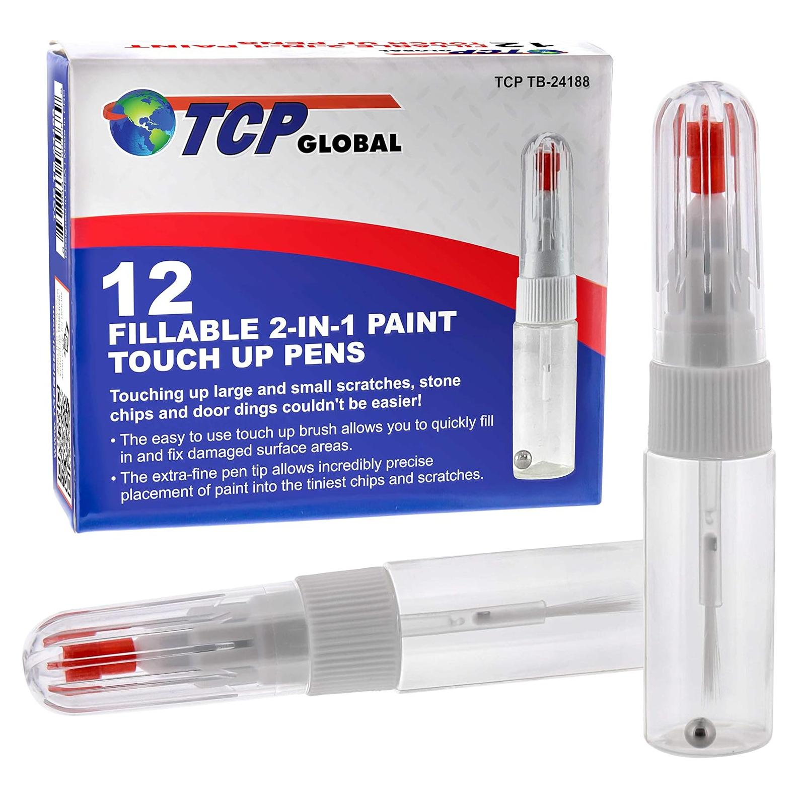 Bolígrafos de Retoque TCP Global 10ml - Paquete de 12