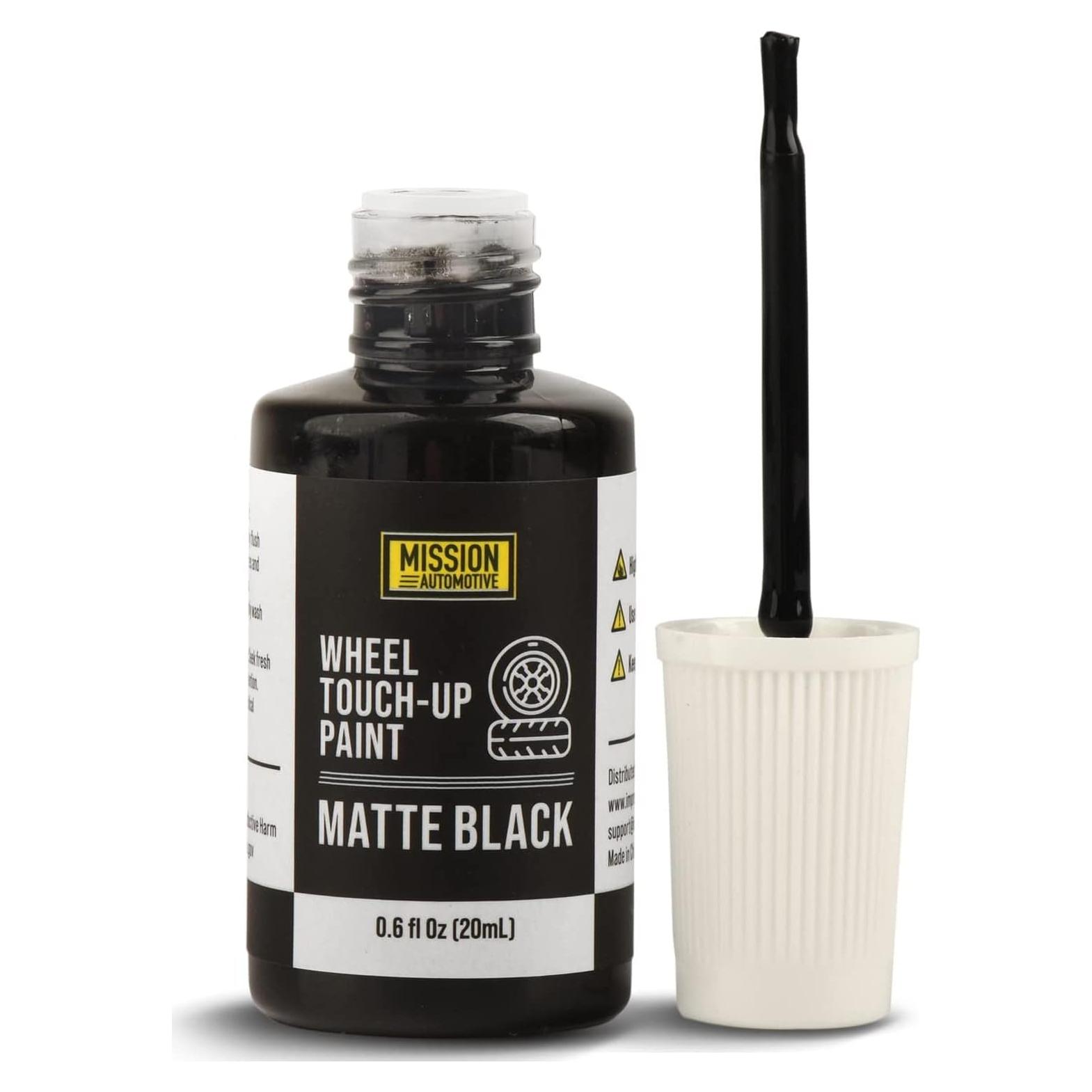 Pintura Negra Mate para Llantas Tesla - 20ml Esmalte Duradero