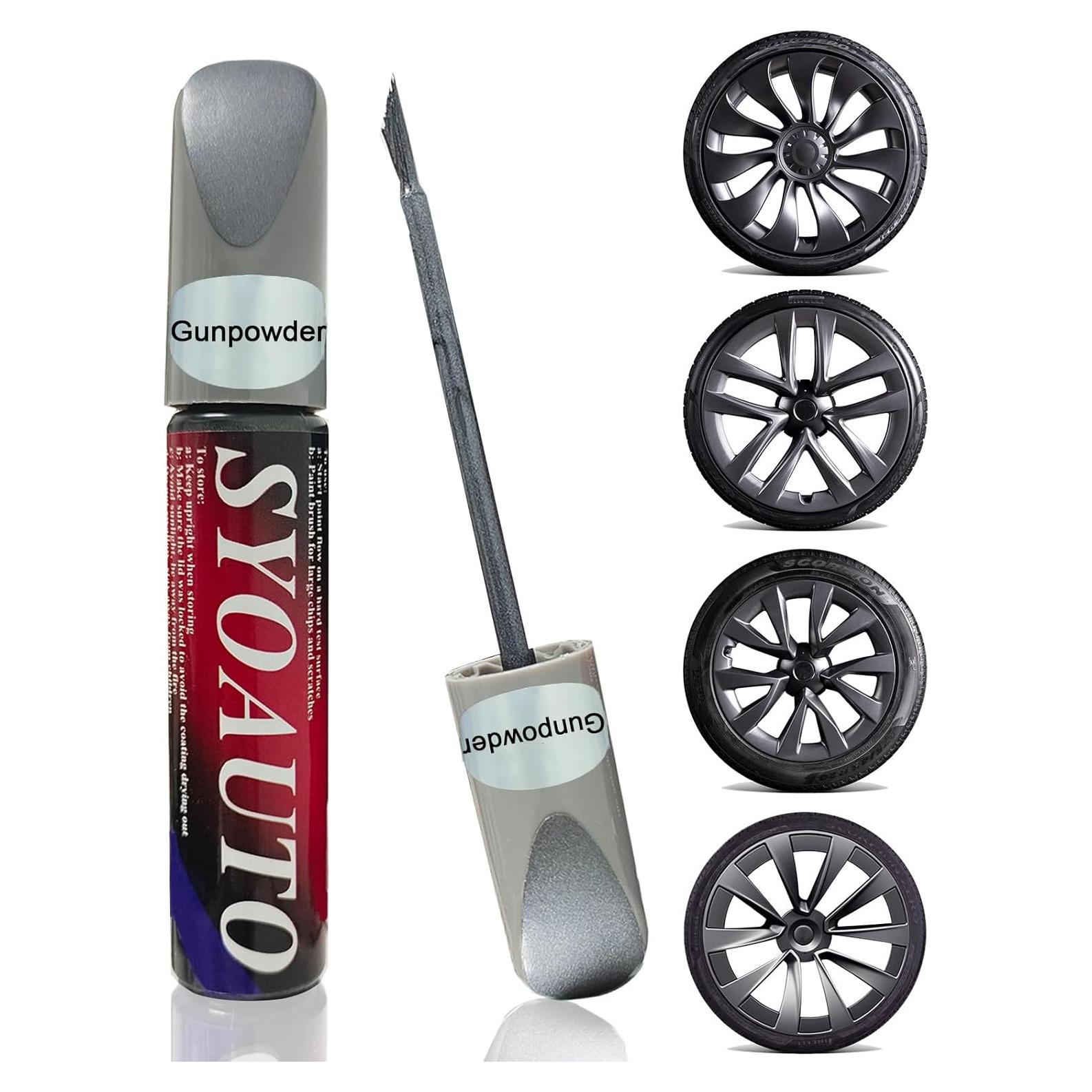 Pintura de Retoque para Llantas SYOAUTO Gunpowder 11.83ml Tesla
