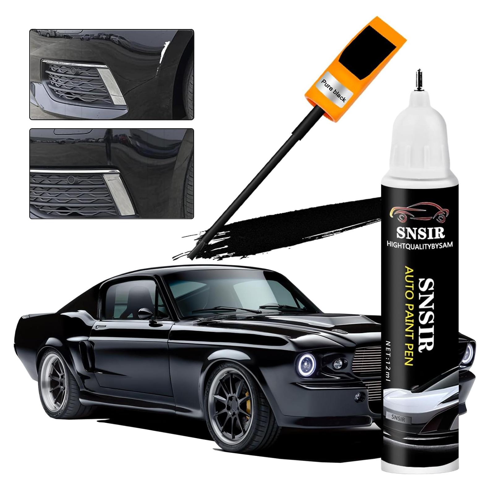 Pintura de Retoque Negra SNSIR 0.4 oz para Coches - Brillante