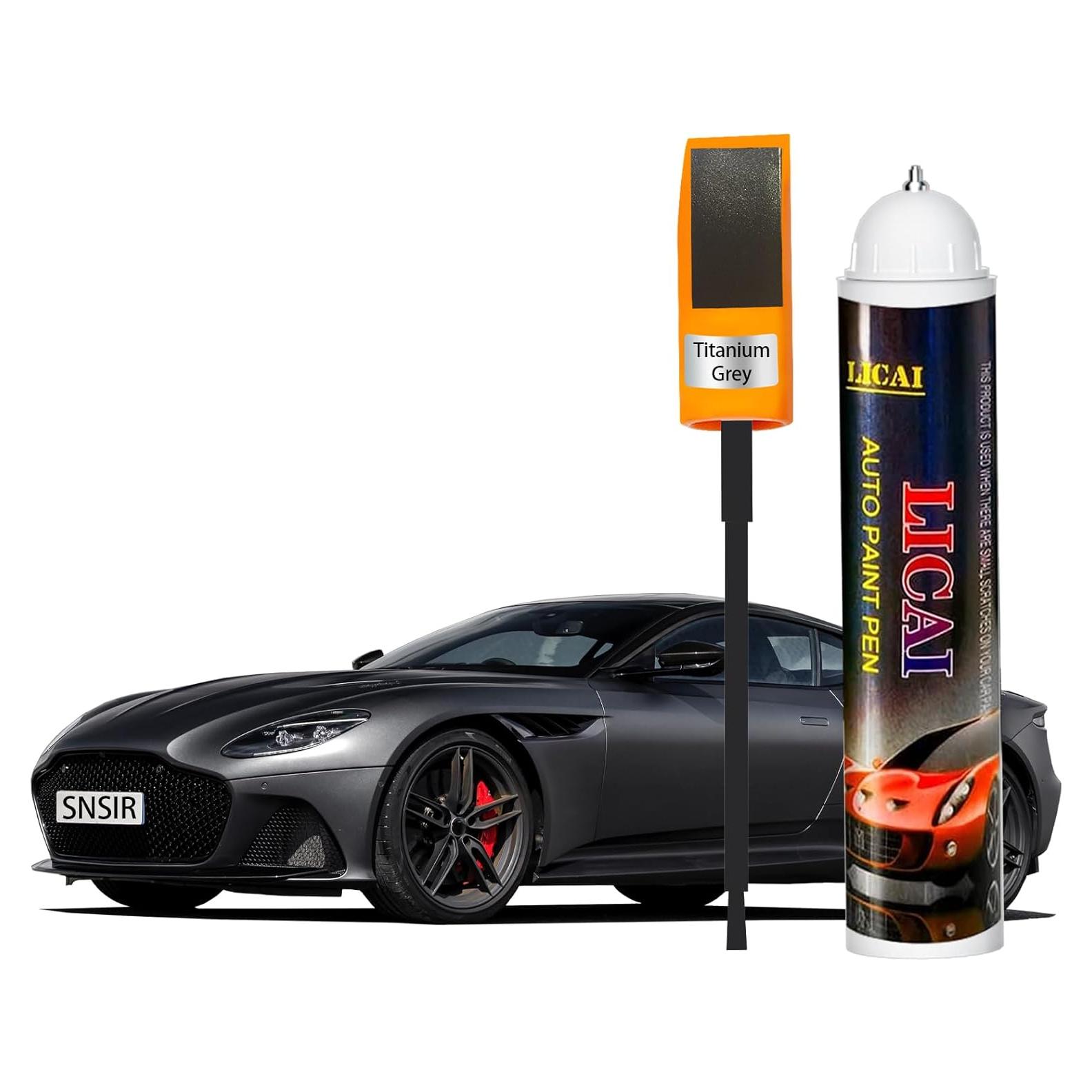 Pintura de Retoque SNSIR Gris 0.4 Oz para Coches - 2 en 1