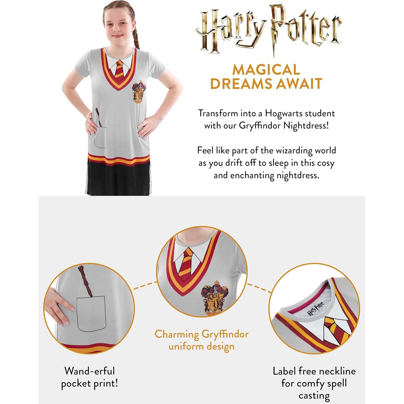 Camisón Harry Potter Gryffindor para Niñas - Pijama Verano