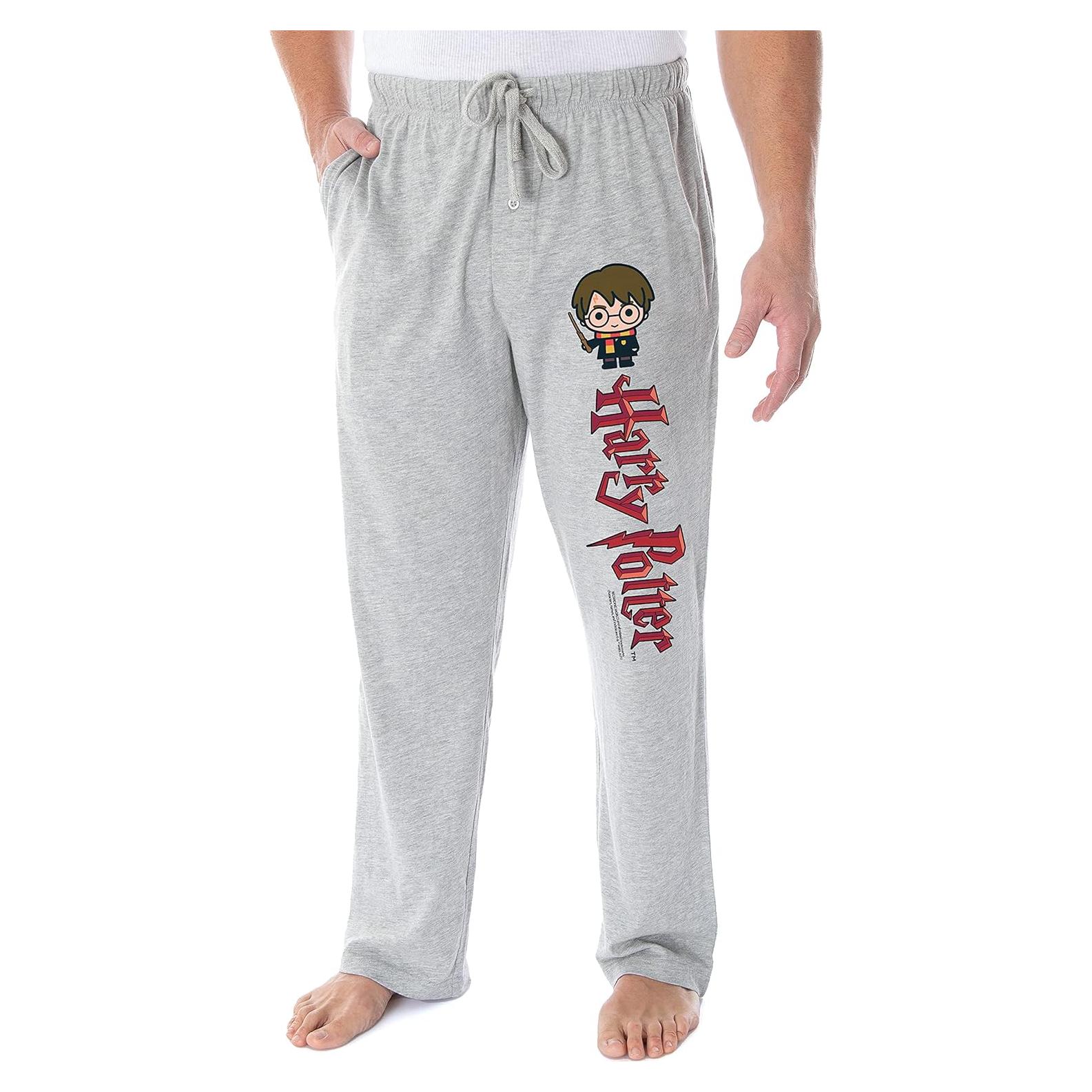 Pantalones de Pijama Harry Potter Intimo Chibi Gris Mediano