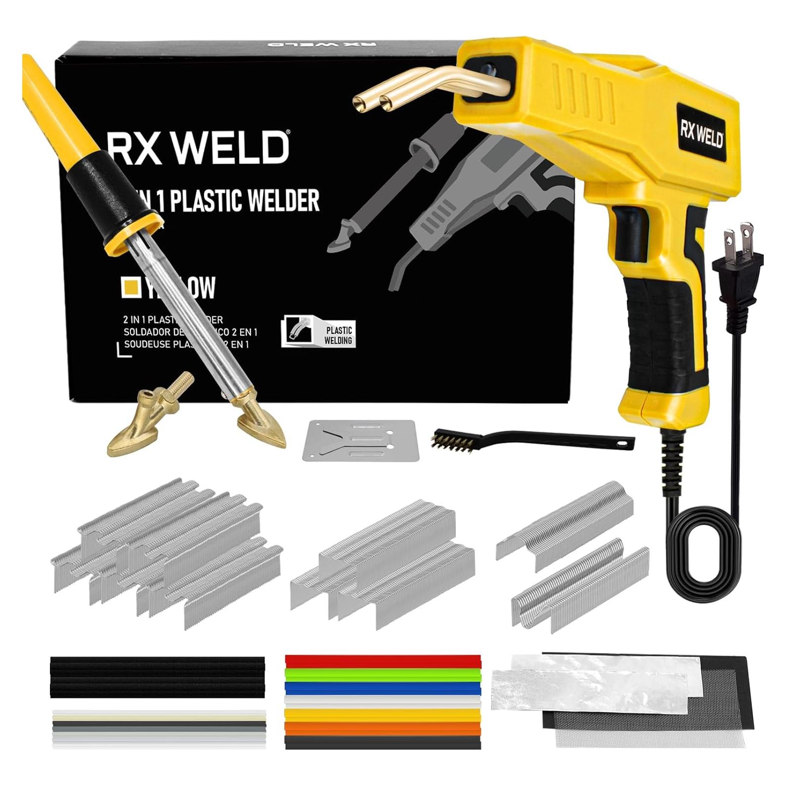 Kit de Soldadura de Plástico RX WELD 2 en 1 100W Amarillo