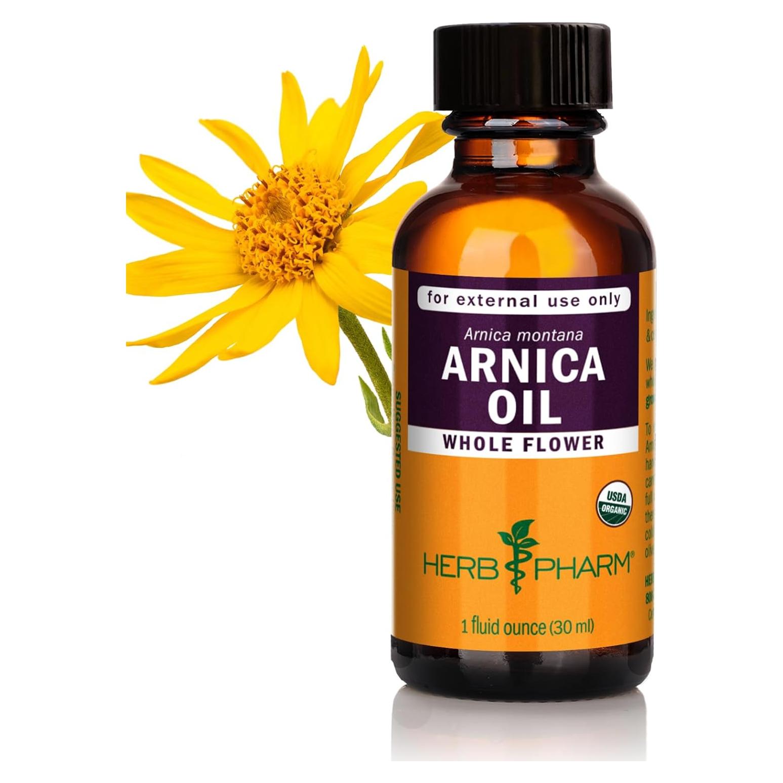 Aceite de Árnica Orgánico Herb Pharm 30 ml - Uso Externo